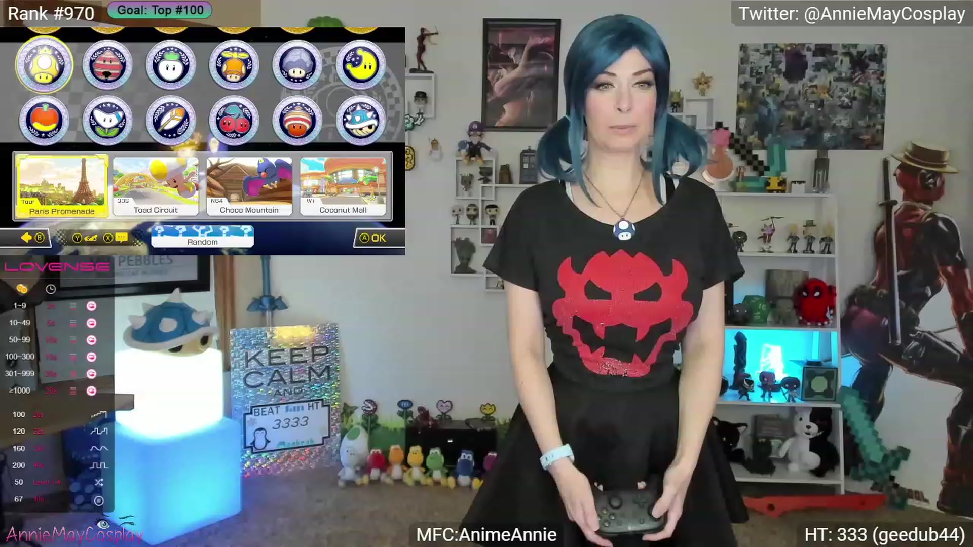 Gallery image thumbnail from AnimeAnnie's myfreecams stream on, 01/09/2024, 03:27 image 4 of 20
