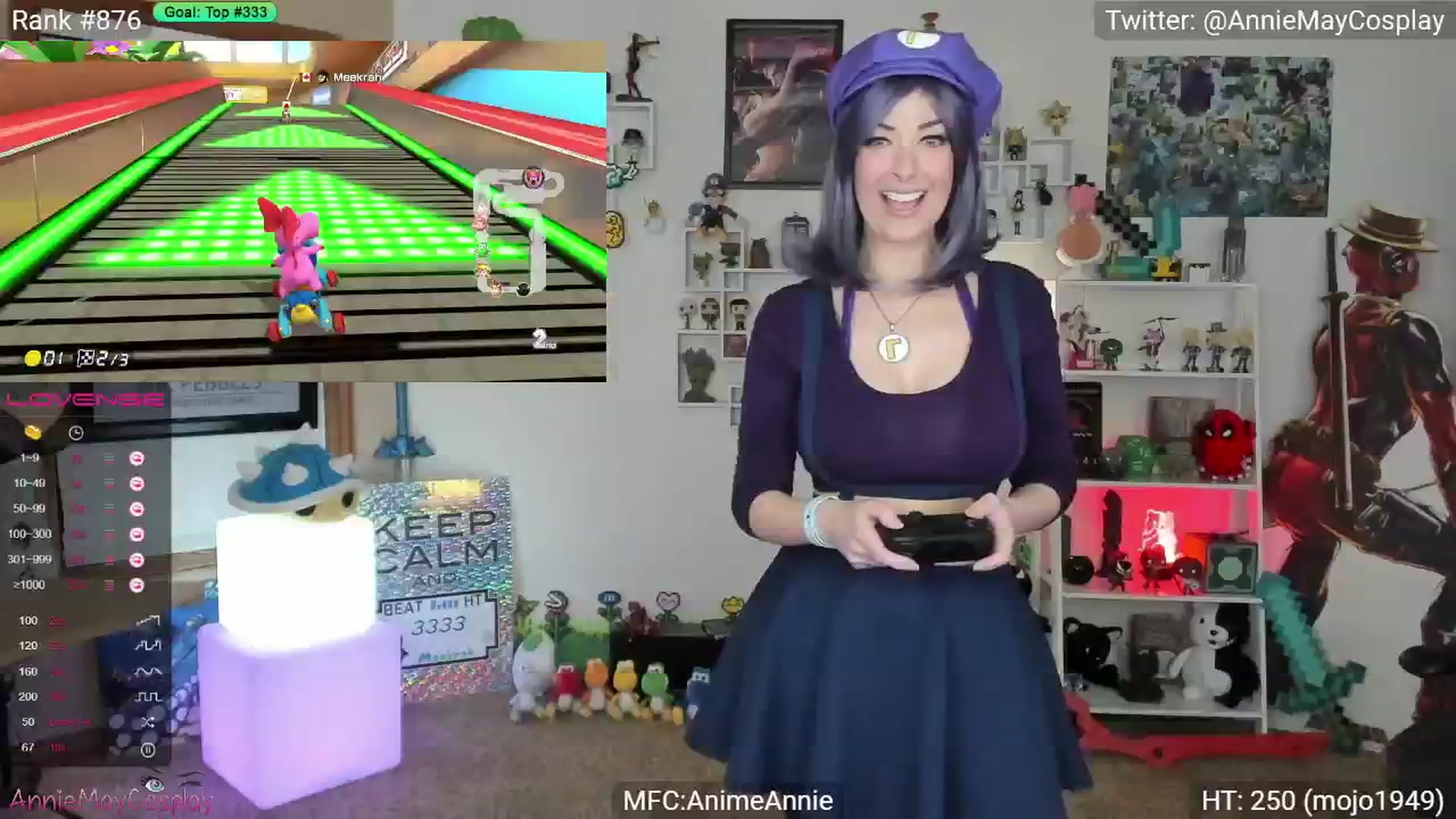 Gallery image thumbnail from AnimeAnnie's myfreecams stream on, 01/16/2024, 02:48 image 1 of 20
