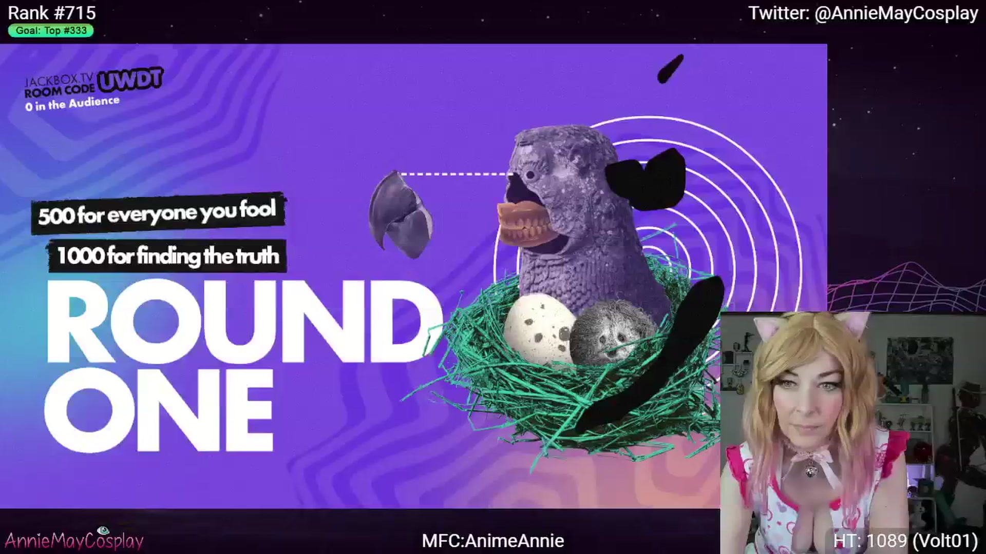Gallery image thumbnail from AnimeAnnie's myfreecams stream on, 01/21/2024, 04:17 image 1 of 20