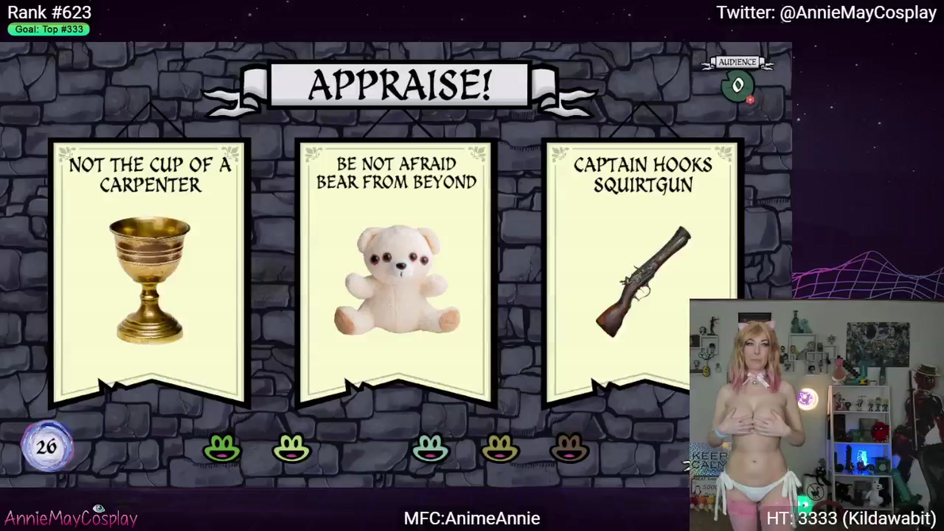 Gallery image thumbnail from AnimeAnnie's myfreecams stream on, 01/21/2024, 04:17 image 20 of 20