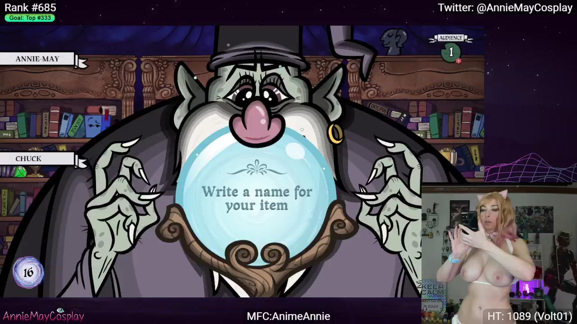 Gallery image thumbnail from AnimeAnnie's myfreecams stream on, 01/21/2024, 04:17 image 14 of 20