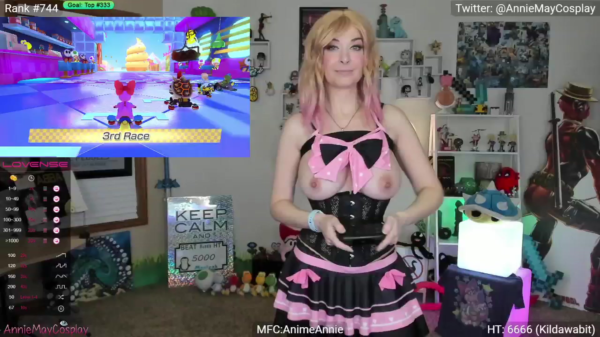 Gallery image thumbnail from AnimeAnnie's myfreecams stream on, 01/30/2024, 01:55 image 16 of 20