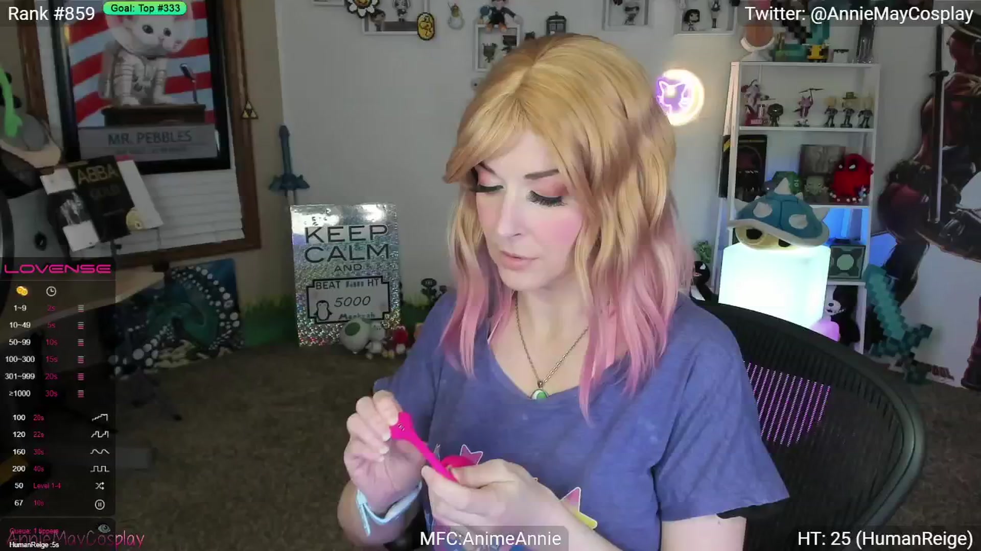 Gallery image thumbnail from AnimeAnnie's myfreecams stream on, 01/30/2024, 01:55 image 3 of 20