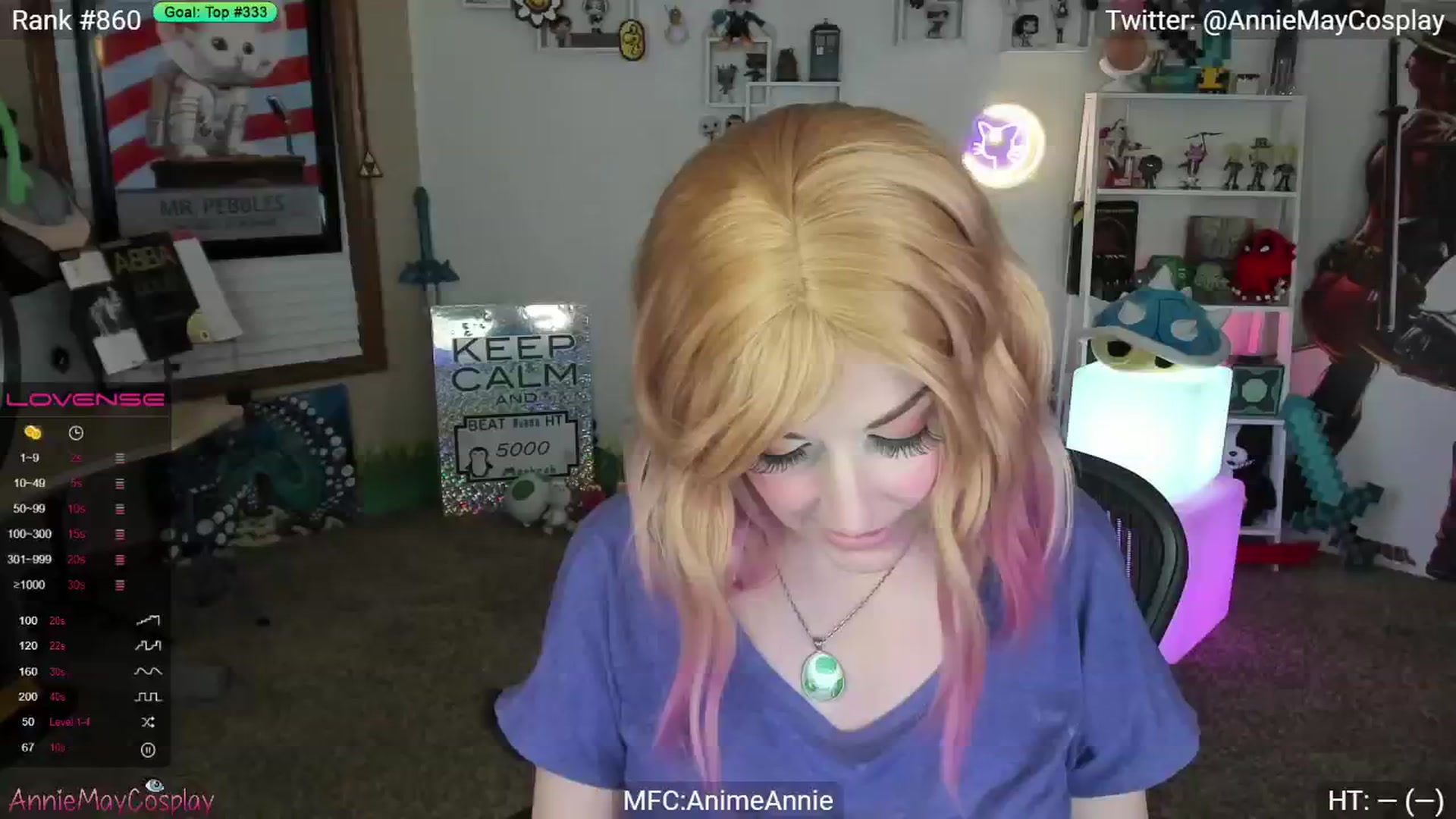 Gallery image thumbnail from AnimeAnnie's myfreecams stream on, 01/30/2024, 01:55 image 1 of 20