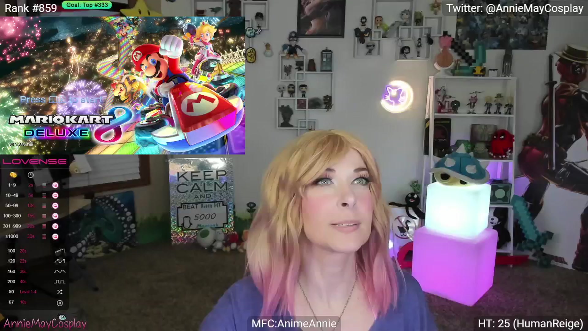 Gallery image thumbnail from AnimeAnnie's myfreecams stream on, 01/30/2024, 01:55 image 5 of 20