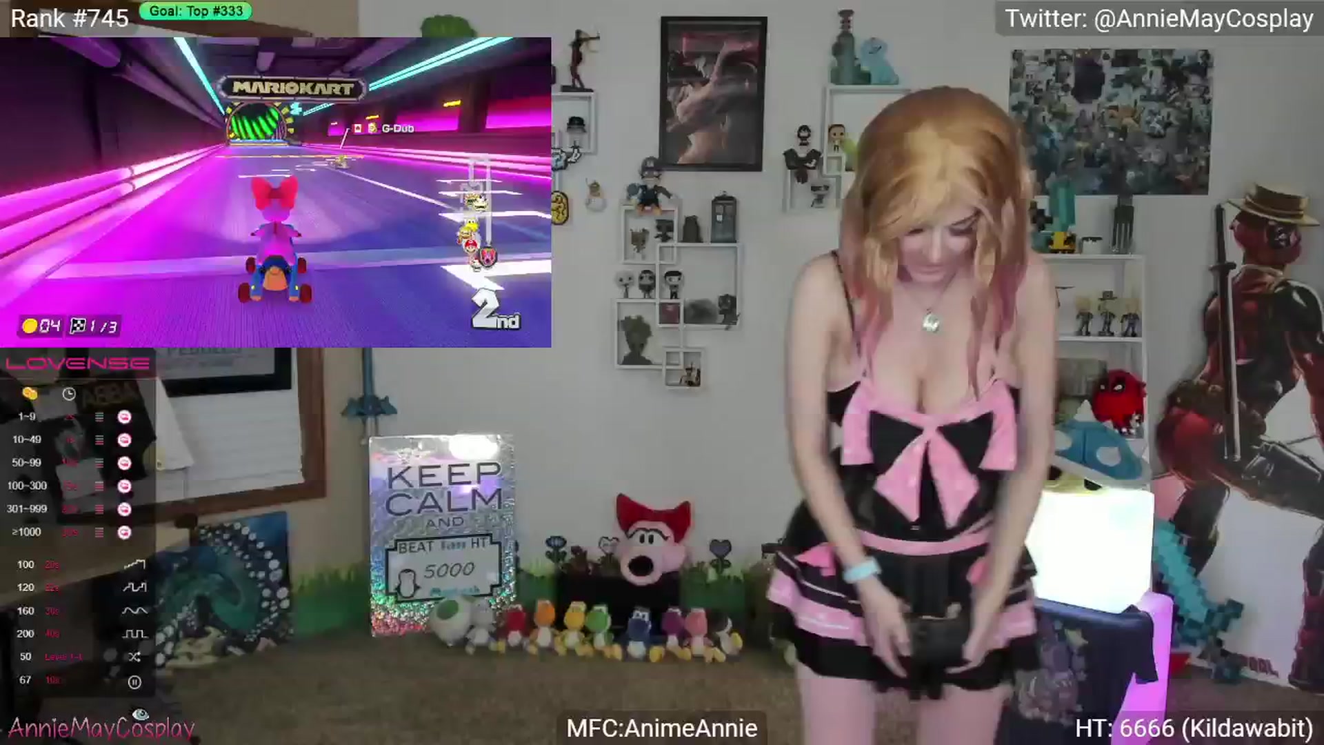 Gallery image thumbnail from AnimeAnnie's myfreecams stream on, 01/30/2024, 01:55 image 15 of 20