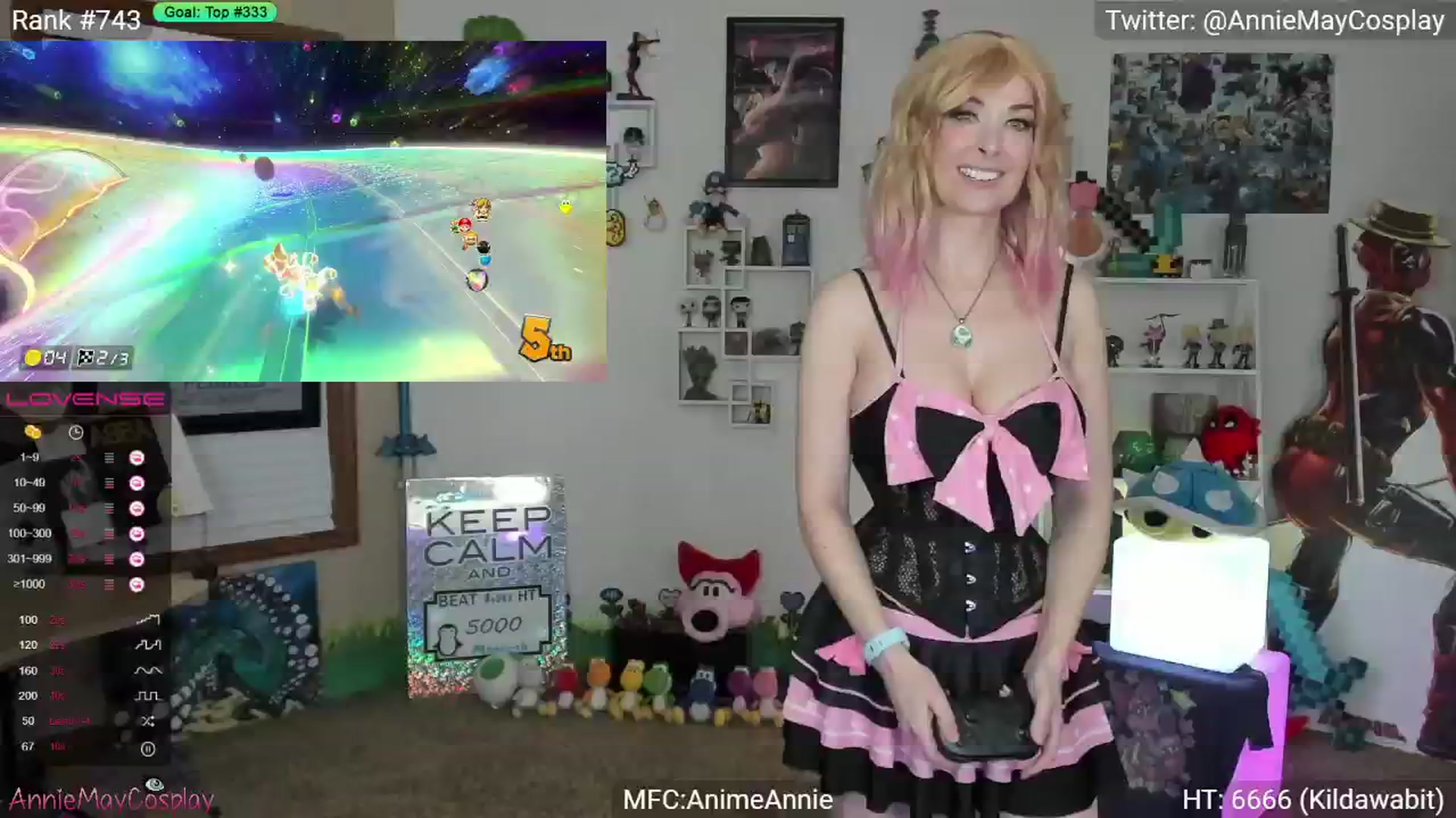 Gallery image thumbnail from AnimeAnnie's myfreecams stream on, 01/30/2024, 01:55 image 18 of 20