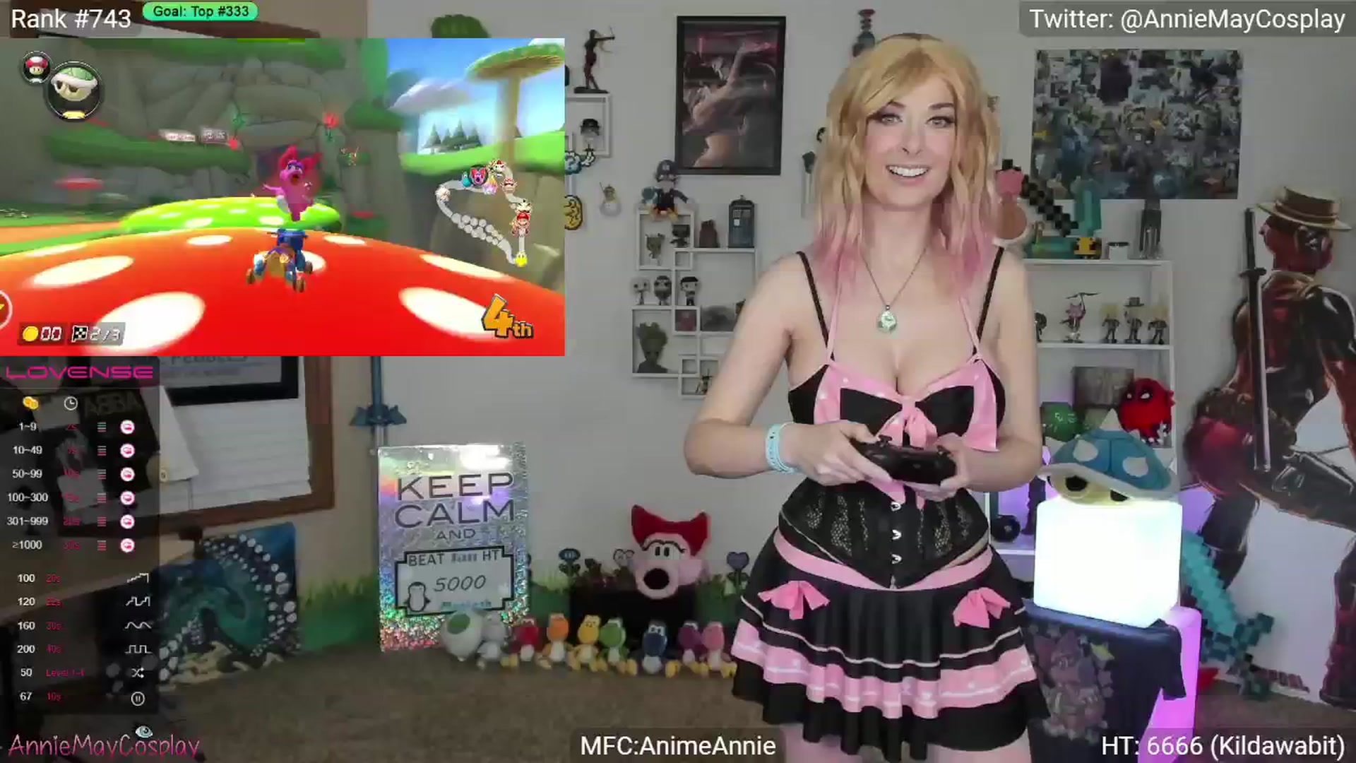 Gallery image thumbnail from AnimeAnnie's myfreecams stream on, 01/30/2024, 01:55 image 19 of 20