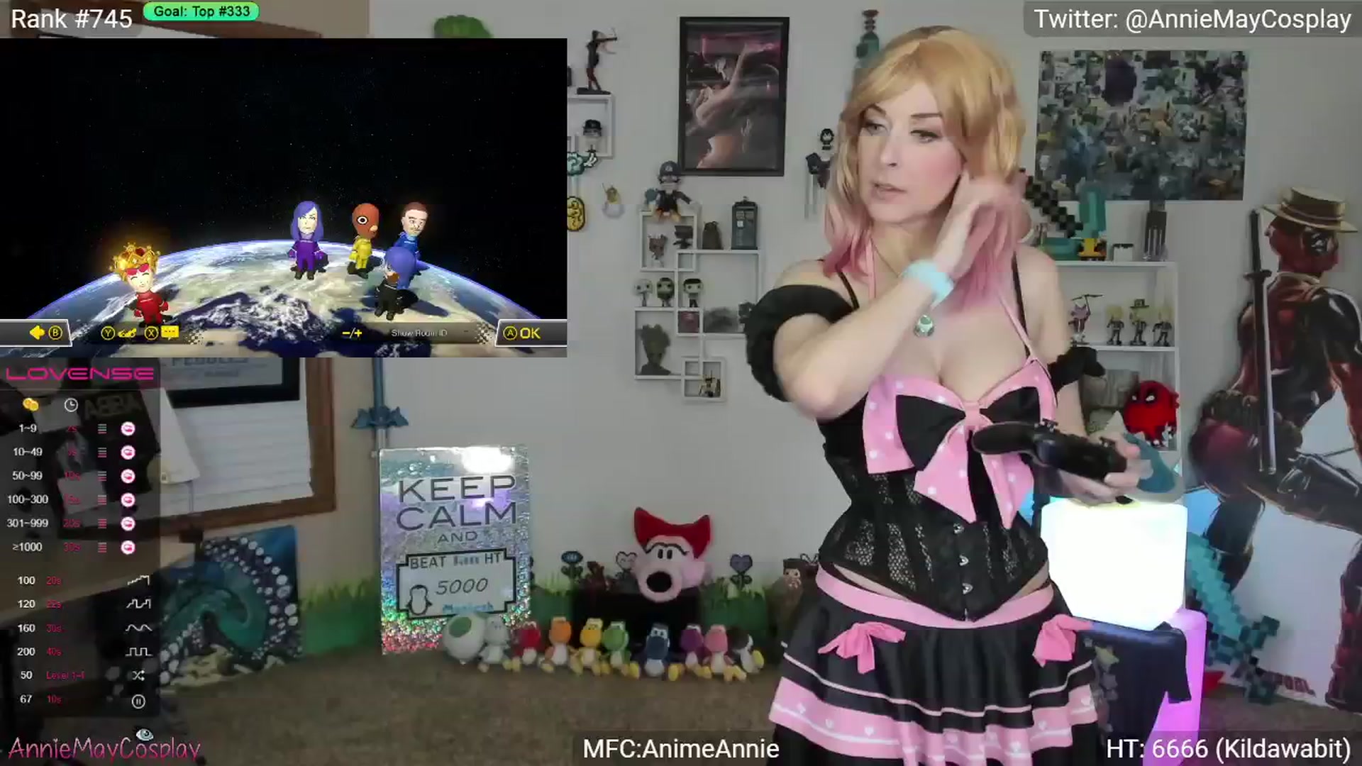 Gallery image thumbnail from AnimeAnnie's myfreecams stream on, 01/30/2024, 01:55 image 13 of 20