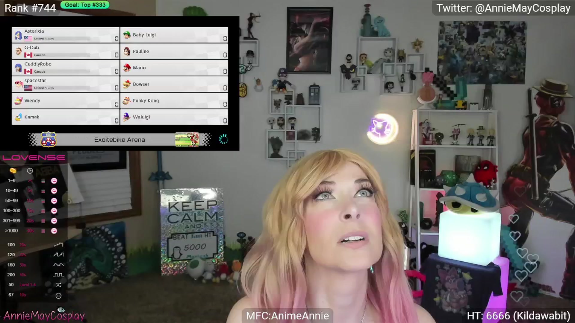 Gallery image thumbnail from AnimeAnnie's myfreecams stream on, 01/30/2024, 01:55 image 8 of 20