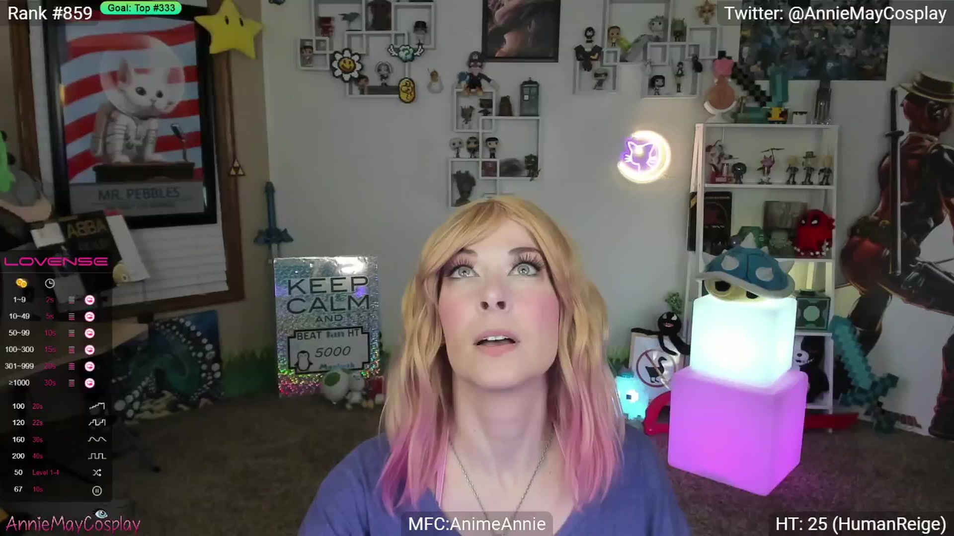 Gallery image thumbnail from AnimeAnnie's myfreecams stream on, 01/30/2024, 01:55 image 4 of 20