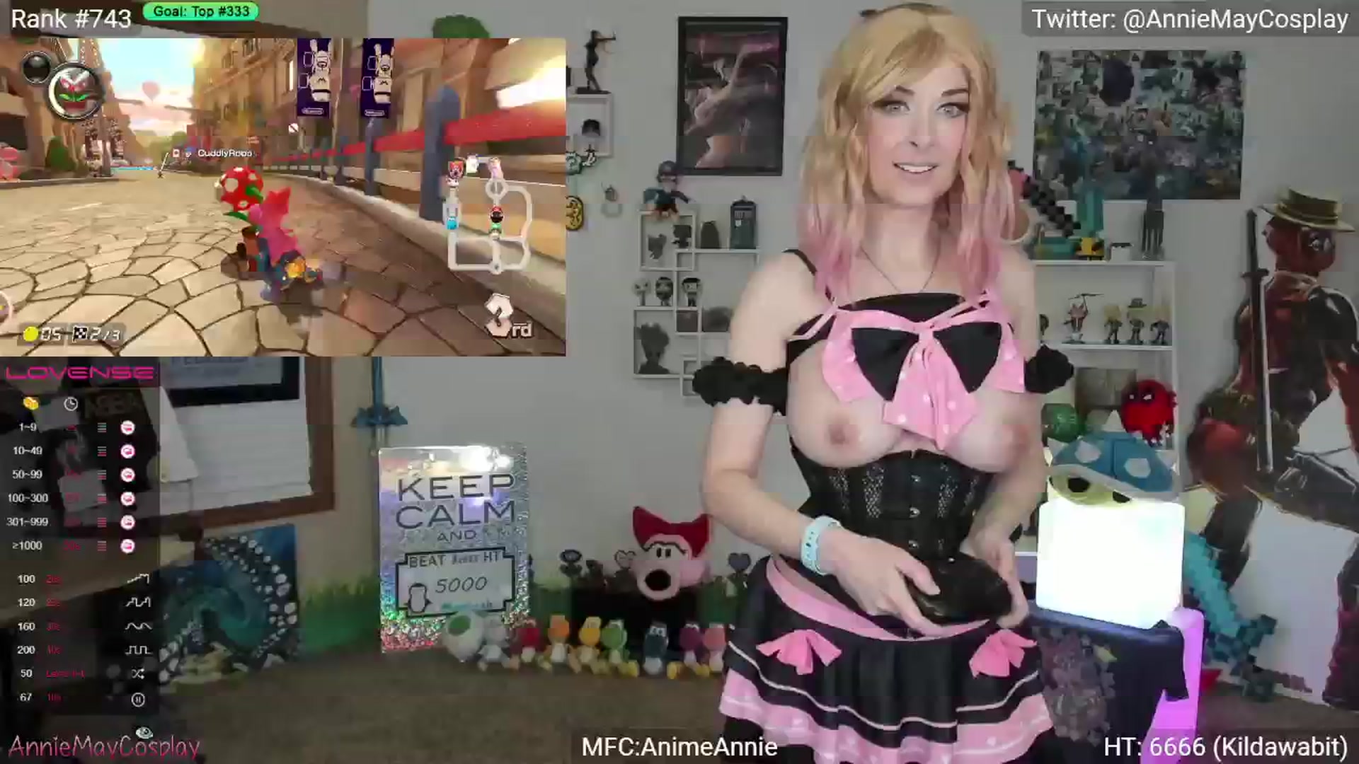 Gallery image thumbnail from AnimeAnnie's myfreecams stream on, 01/30/2024, 01:55 image 11 of 20