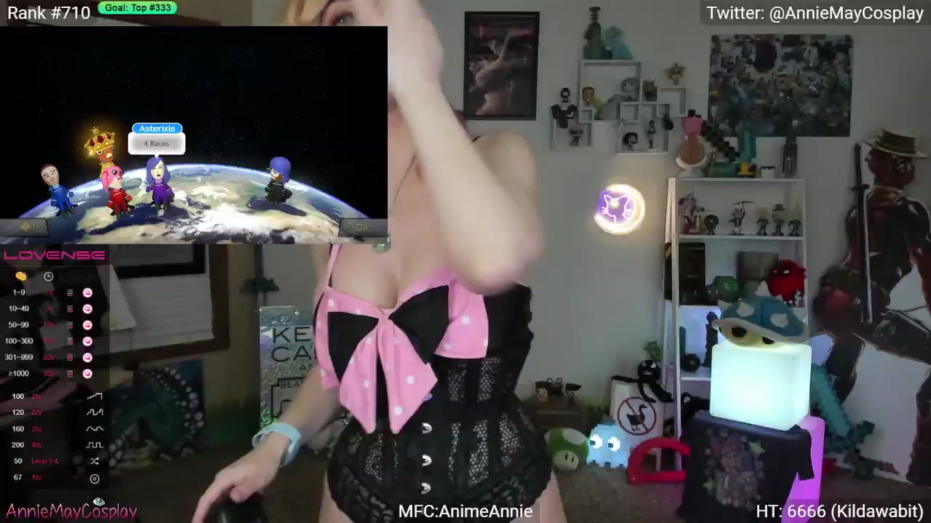 Gallery image thumbnail from AnimeAnnie's myfreecams stream on, 01/30/2024, 03:13 image 6 of 20