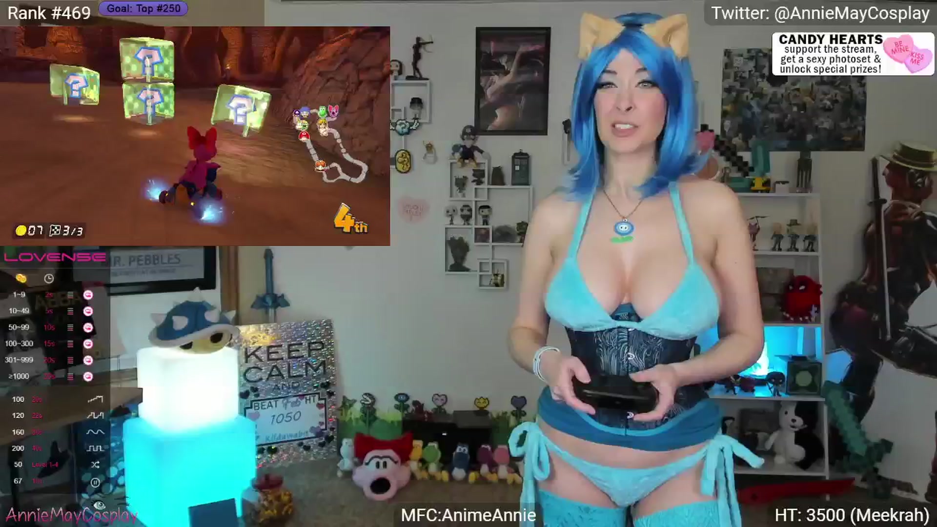 Gallery image thumbnail from AnimeAnnie's myfreecams stream on, 02/04/2024, 03:06 image 12 of 20