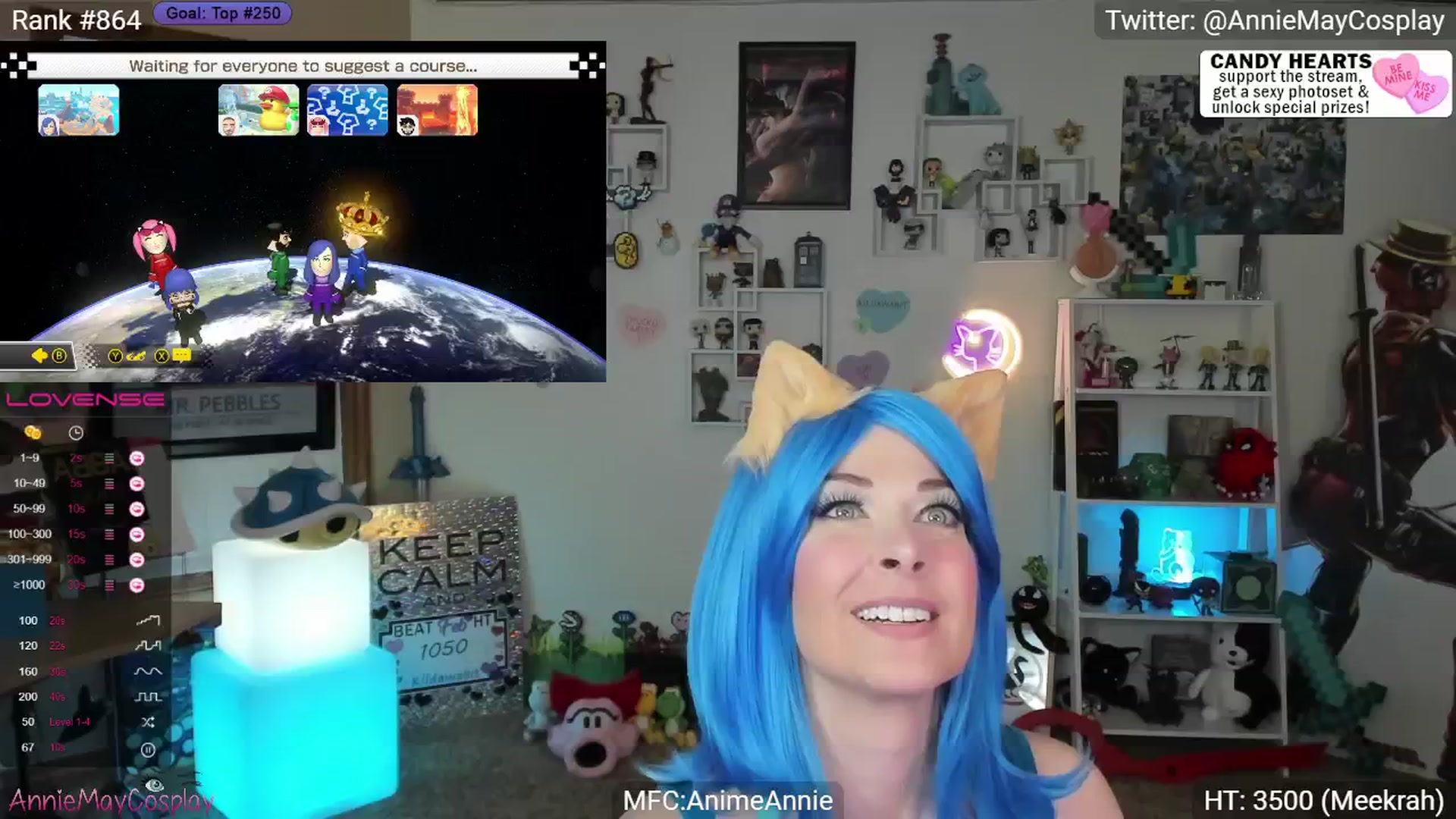 Gallery image thumbnail from AnimeAnnie's myfreecams stream on, 02/04/2024, 03:06 image 2 of 20