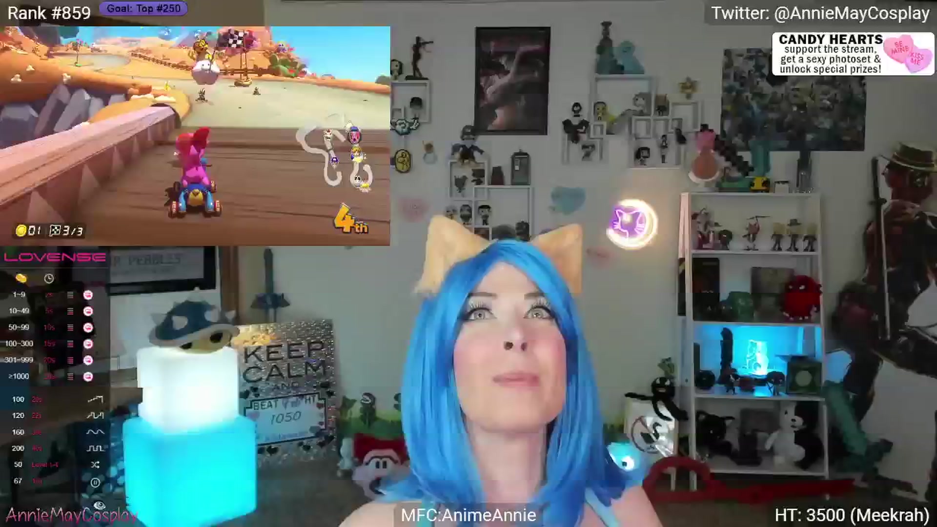 Gallery image thumbnail from AnimeAnnie's myfreecams stream on, 02/04/2024, 03:06 image 4 of 20