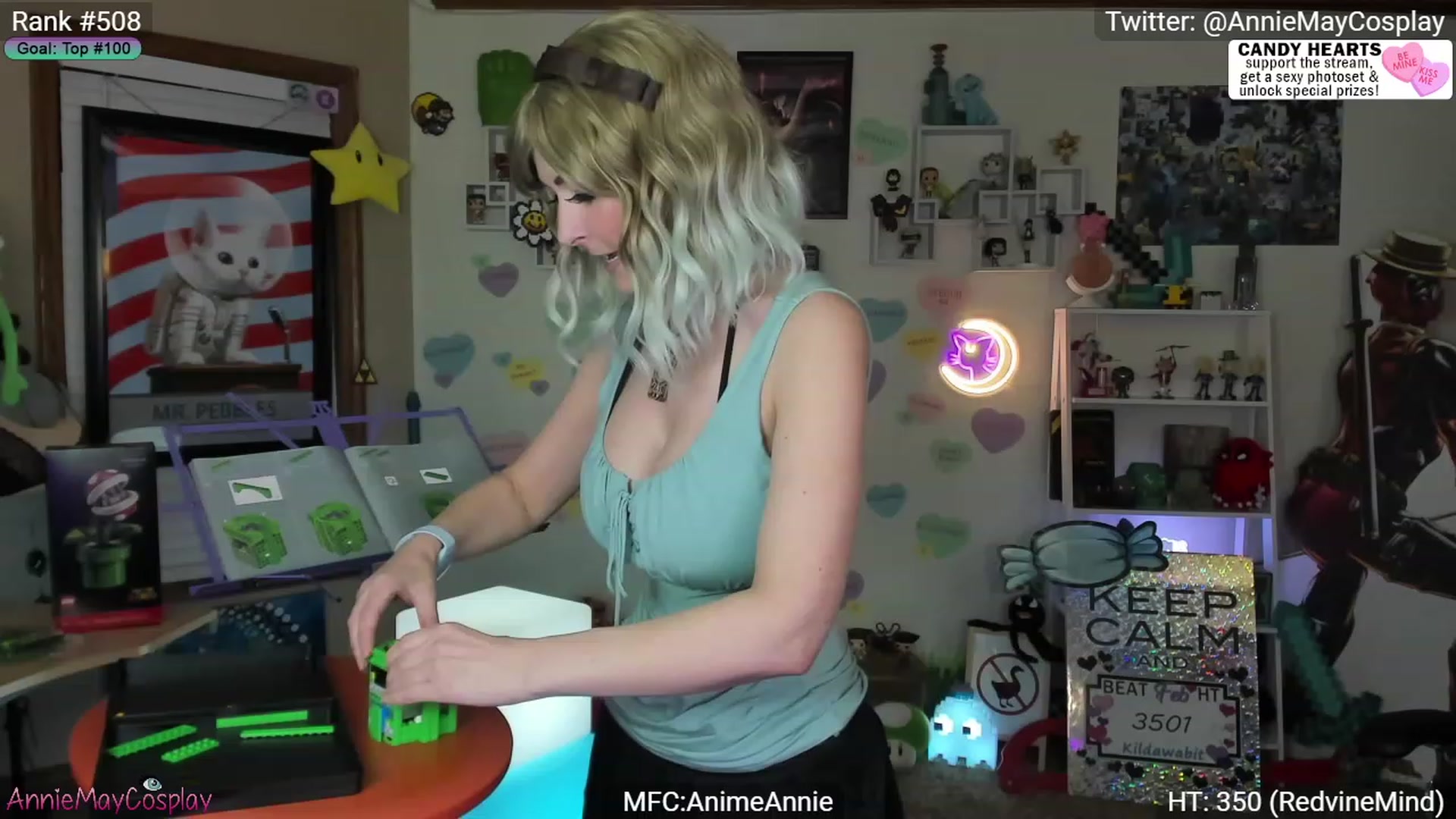 Gallery image thumbnail from AnimeAnnie's myfreecams stream on, 02/09/2024, 04:03 image 11 of 20