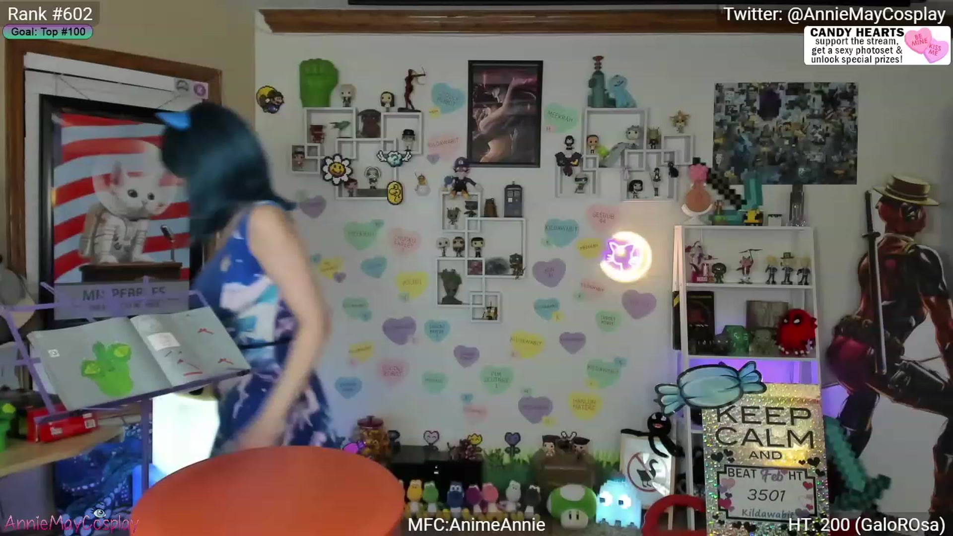 Gallery image thumbnail from AnimeAnnie's myfreecams stream on, 02/11/2024, 24:00 image 14 of 20