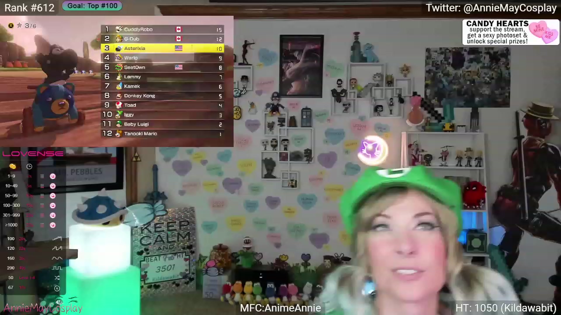 Gallery image thumbnail from AnimeAnnie's myfreecams stream on, 02/20/2024, 03:34 image 1 of 20