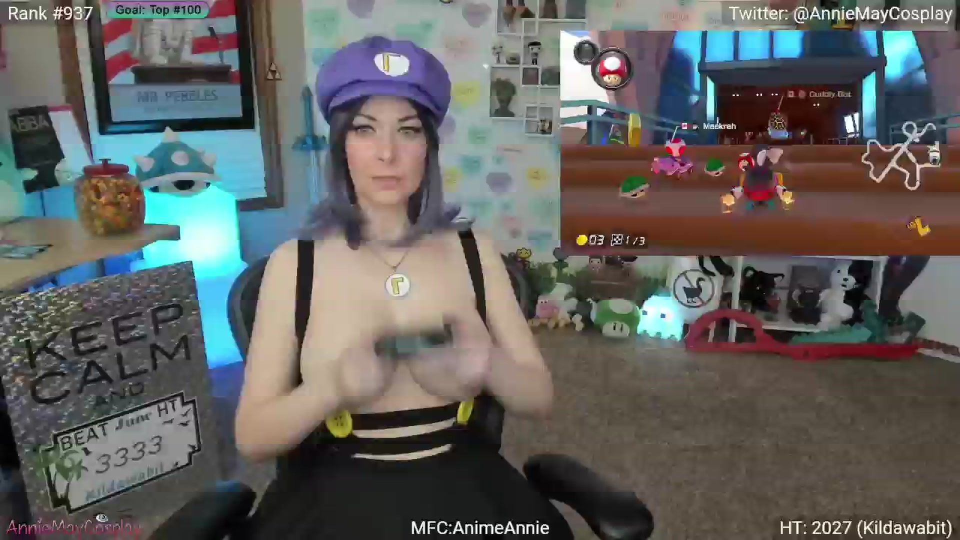 Gallery image thumbnail from AnimeAnnie's myfreecams stream on, 06/09/2024, 03:17 image 11 of 20