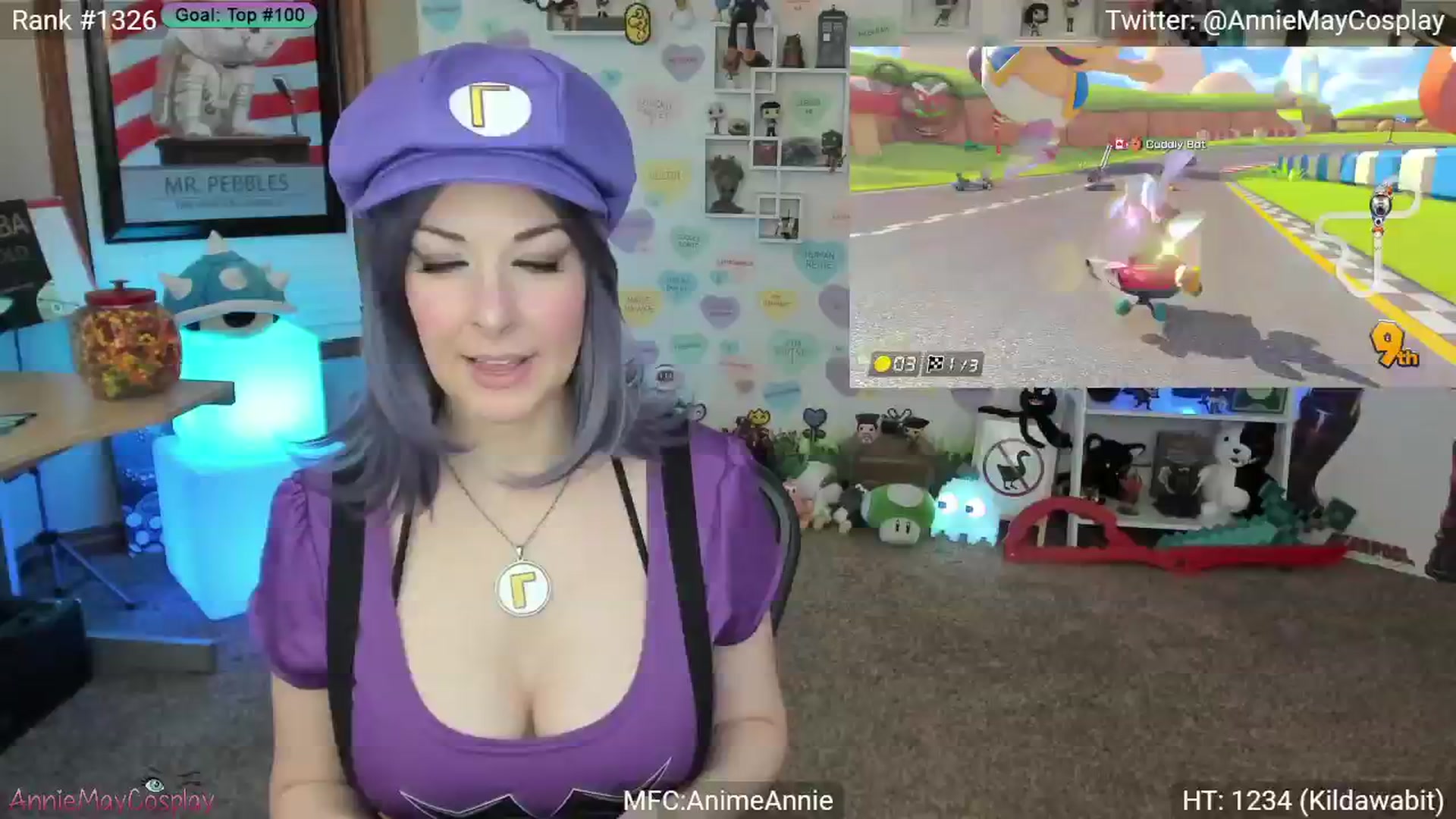 Gallery image thumbnail from AnimeAnnie's myfreecams stream on, 06/09/2024, 03:17 image 6 of 20