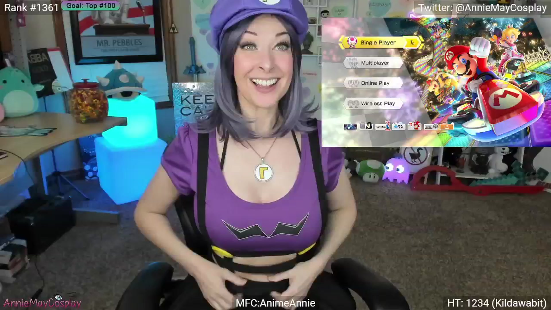 Gallery image thumbnail from AnimeAnnie's myfreecams stream on, 06/09/2024, 03:17 image 3 of 20