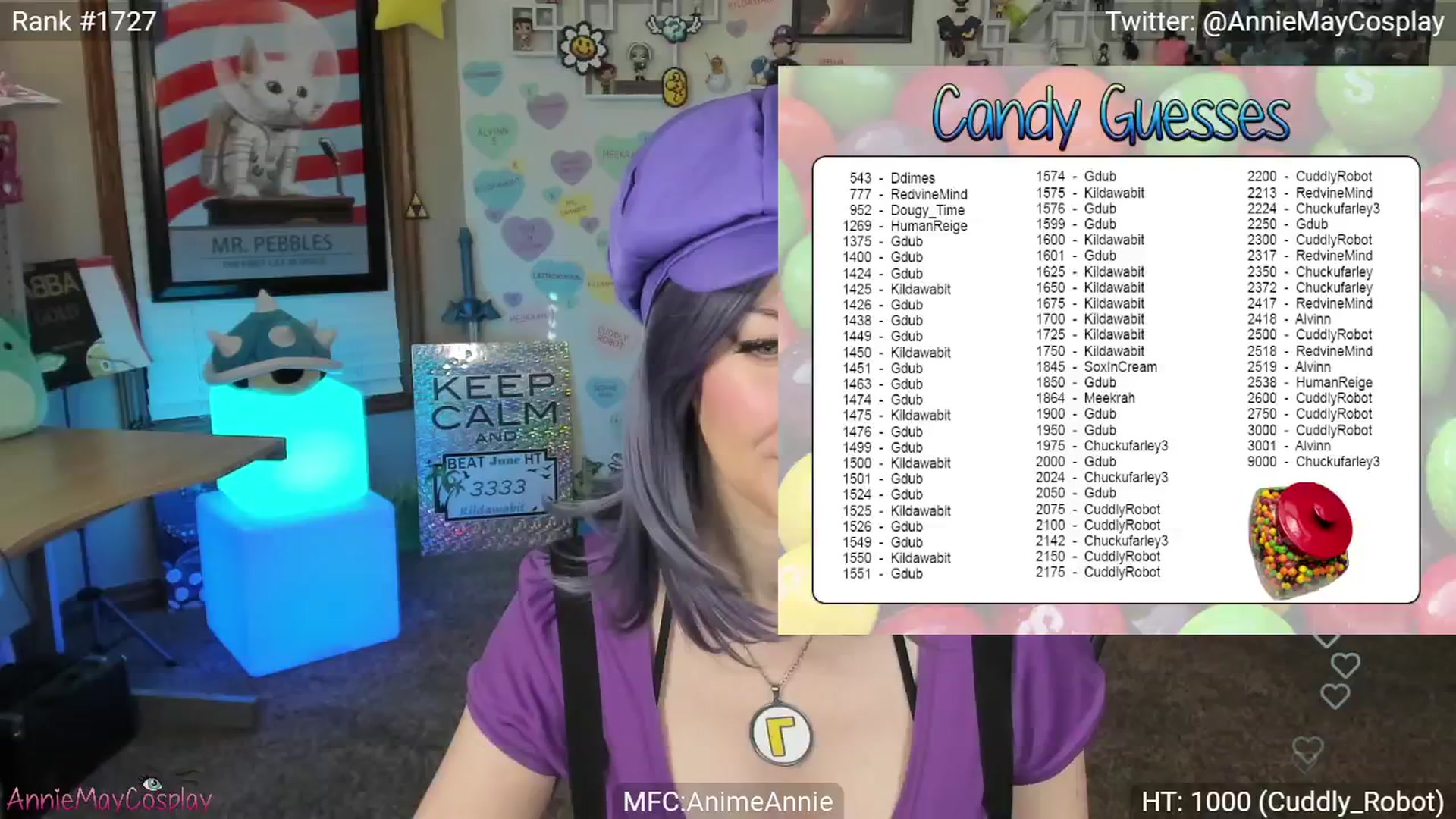 Gallery image thumbnail from AnimeAnnie's myfreecams stream on, 06/09/2024, 03:17 image 1 of 20