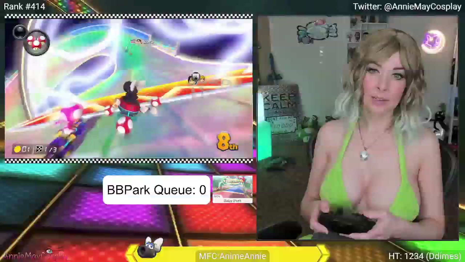 Gallery image thumbnail from AnimeAnnie's myfreecams stream on, 06/14/2024, 02:18 image 10 of 20