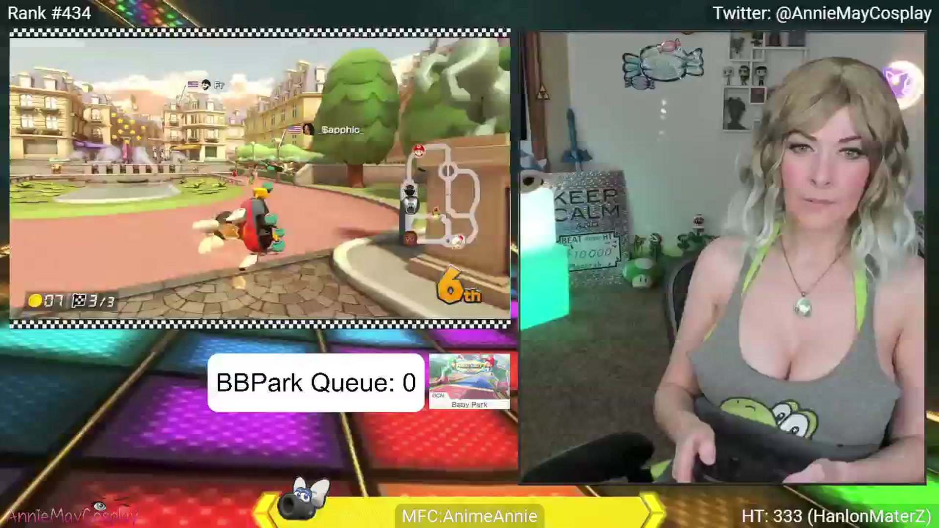 Gallery image thumbnail from AnimeAnnie's myfreecams stream on, 06/14/2024, 02:18 image 9 of 20