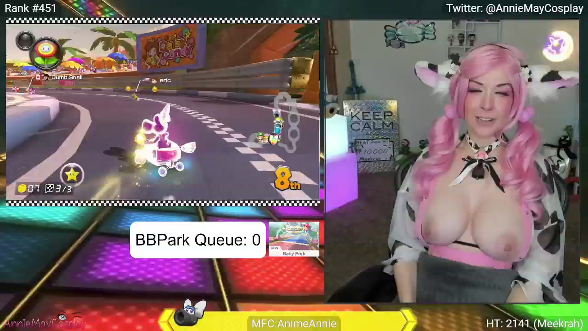 Gallery image thumbnail from AnimeAnnie's myfreecams stream on, 06/18/2024, 02:47 image 16 of 20