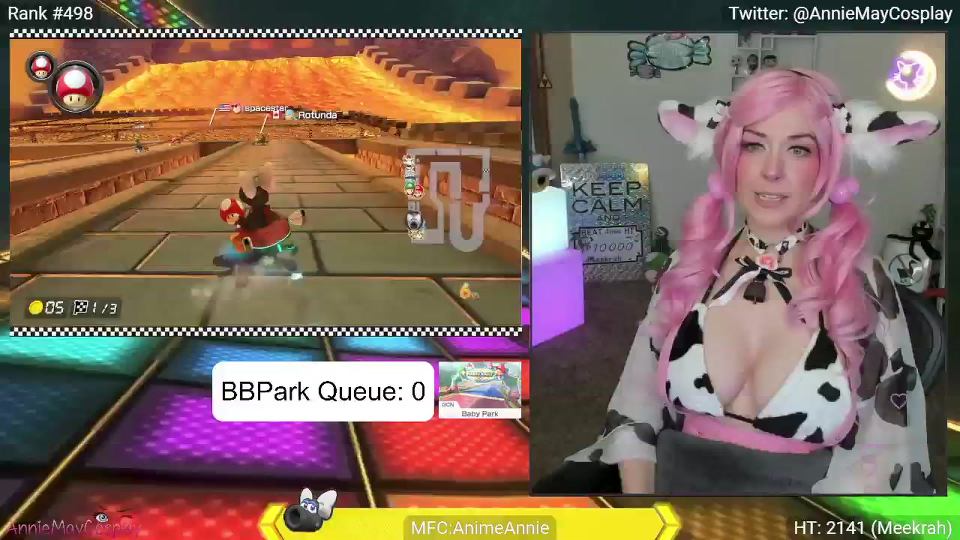 Gallery image thumbnail from AnimeAnnie's myfreecams stream on, 06/18/2024, 02:47 image 11 of 20