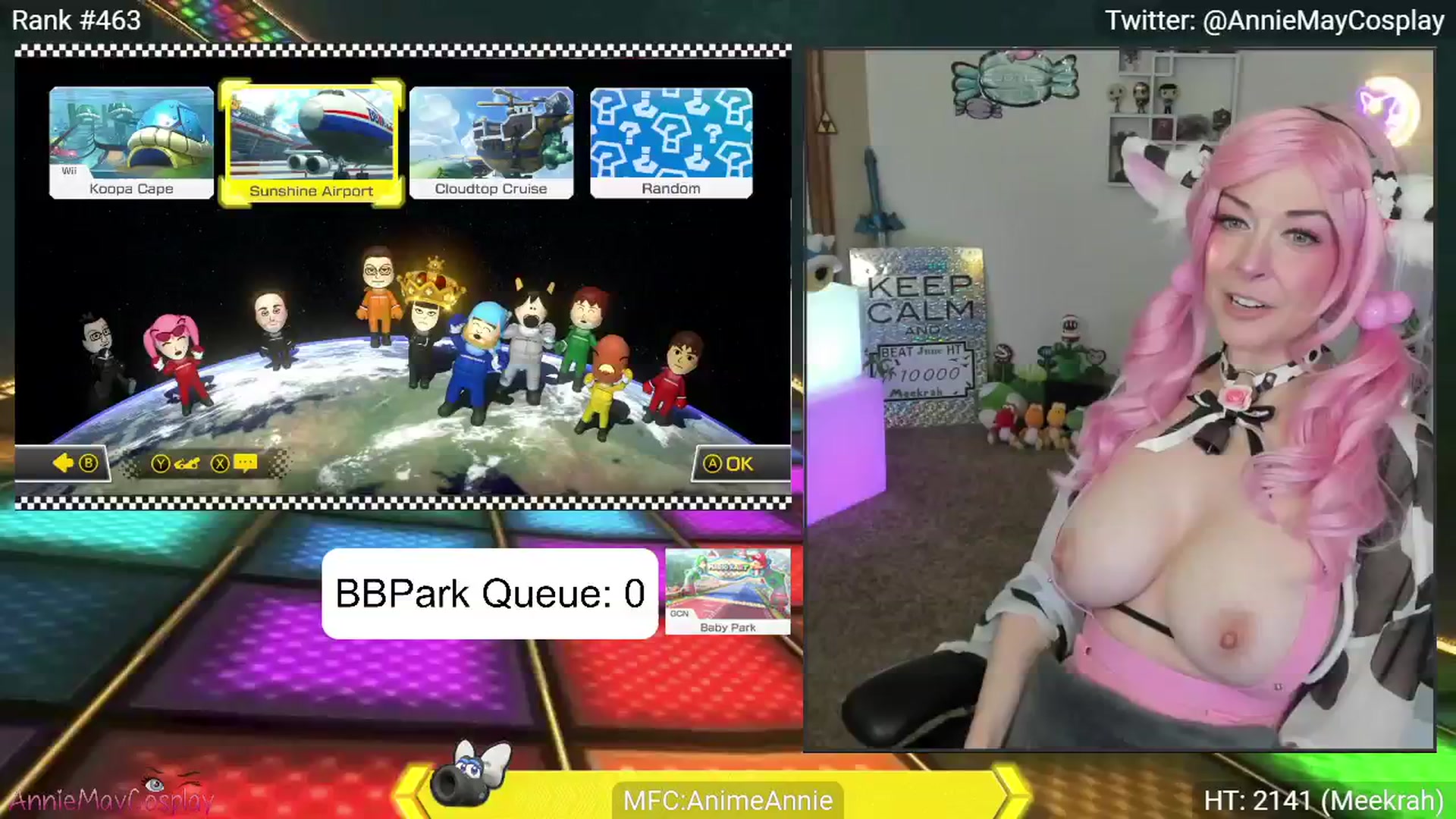 Gallery image thumbnail from AnimeAnnie's myfreecams stream on, 06/18/2024, 02:47 image 13 of 20
