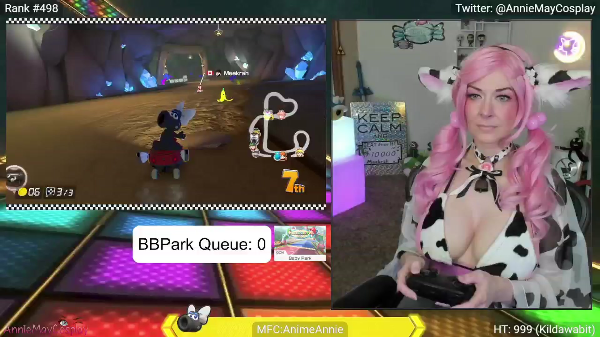 Gallery image thumbnail from AnimeAnnie's myfreecams stream on, 06/18/2024, 02:47 image 9 of 20