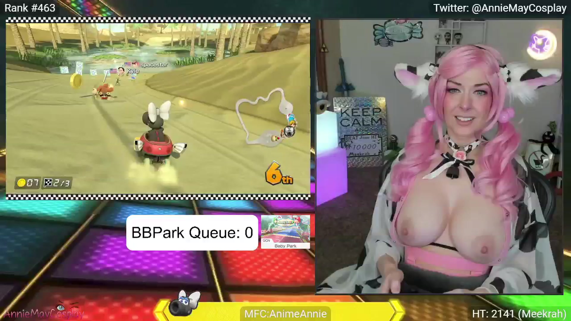 Gallery image thumbnail from AnimeAnnie's myfreecams stream on, 06/18/2024, 02:47 image 12 of 20