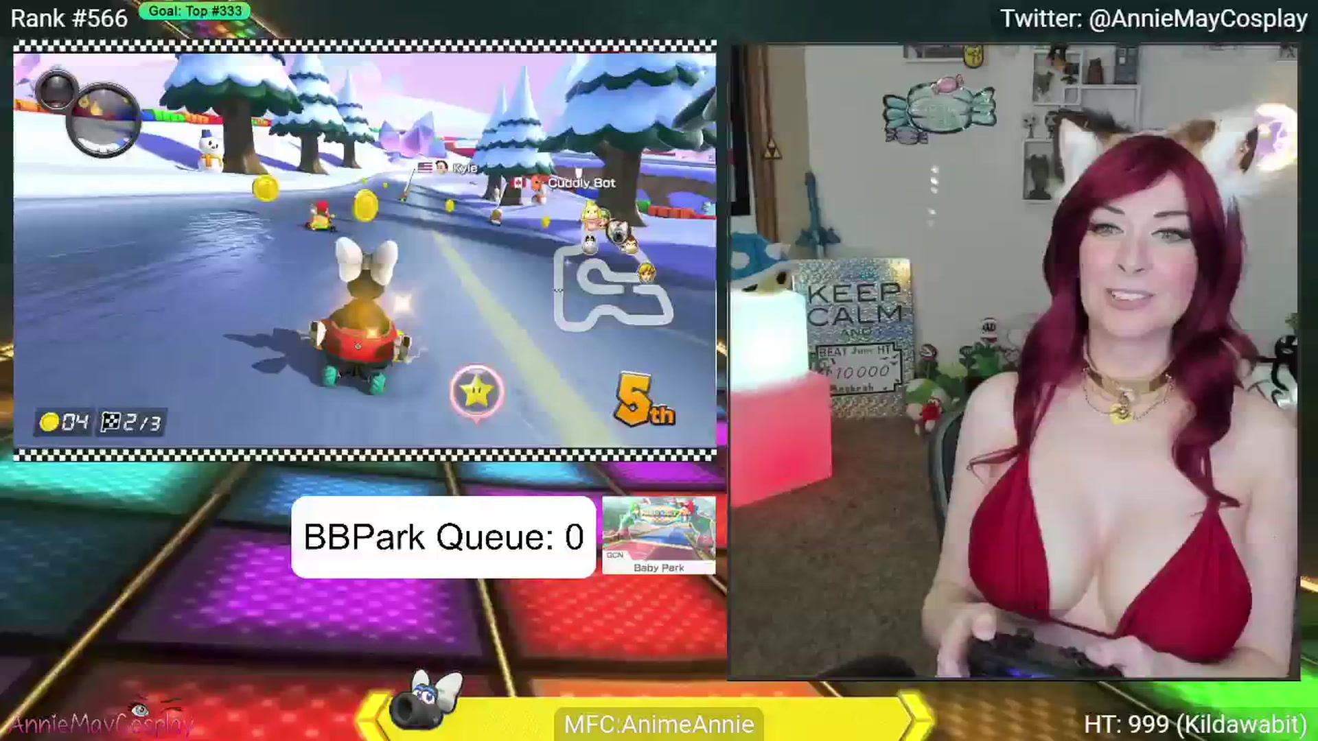 Gallery image thumbnail from AnimeAnnie's myfreecams stream on, 06/23/2024, 01:19 image 15 of 20