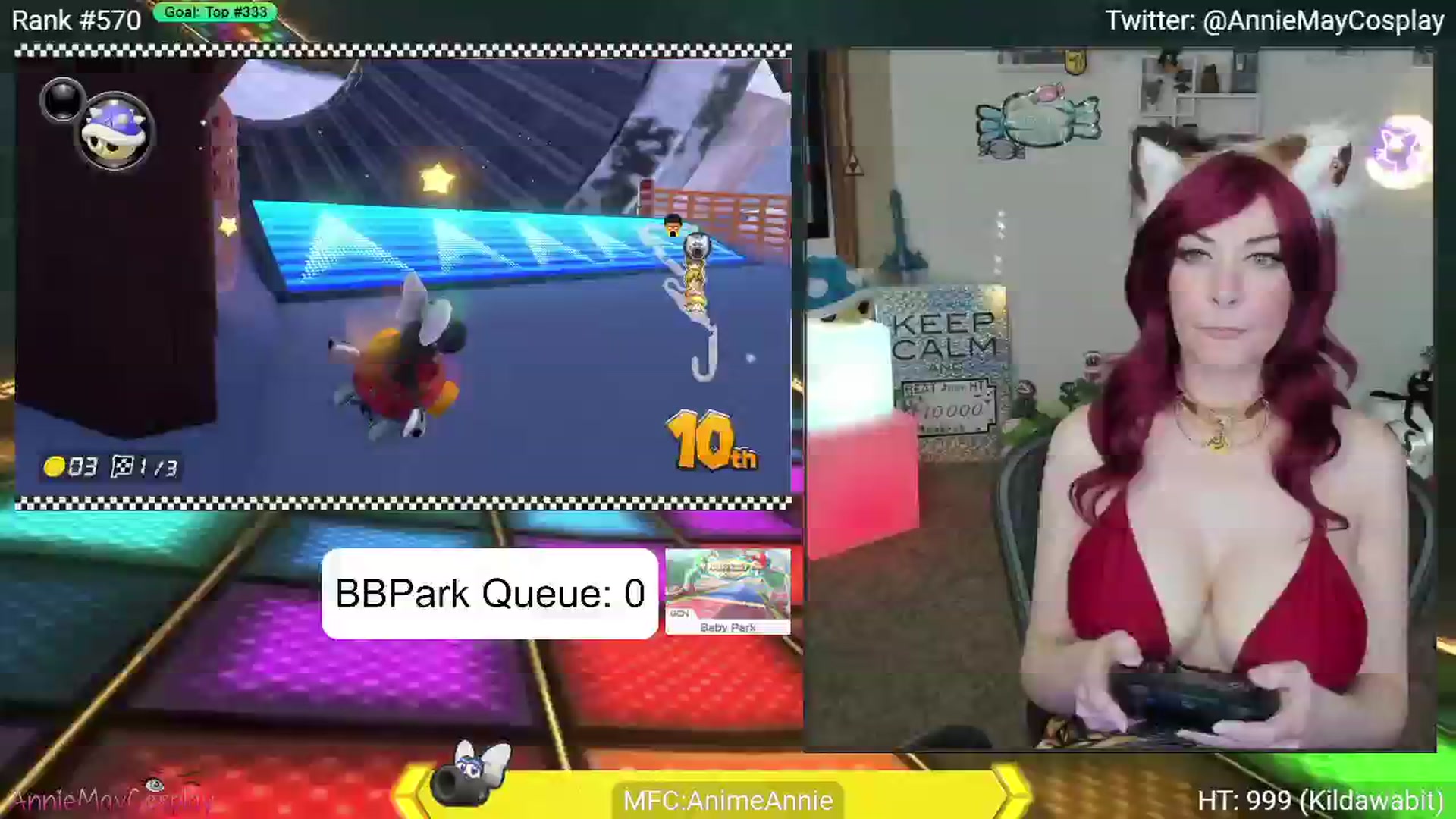 Gallery image thumbnail from AnimeAnnie's myfreecams stream on, 06/23/2024, 01:19 image 9 of 20