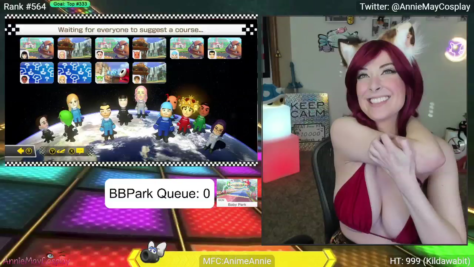Gallery image thumbnail from AnimeAnnie's myfreecams stream on, 06/23/2024, 01:19 image 18 of 20