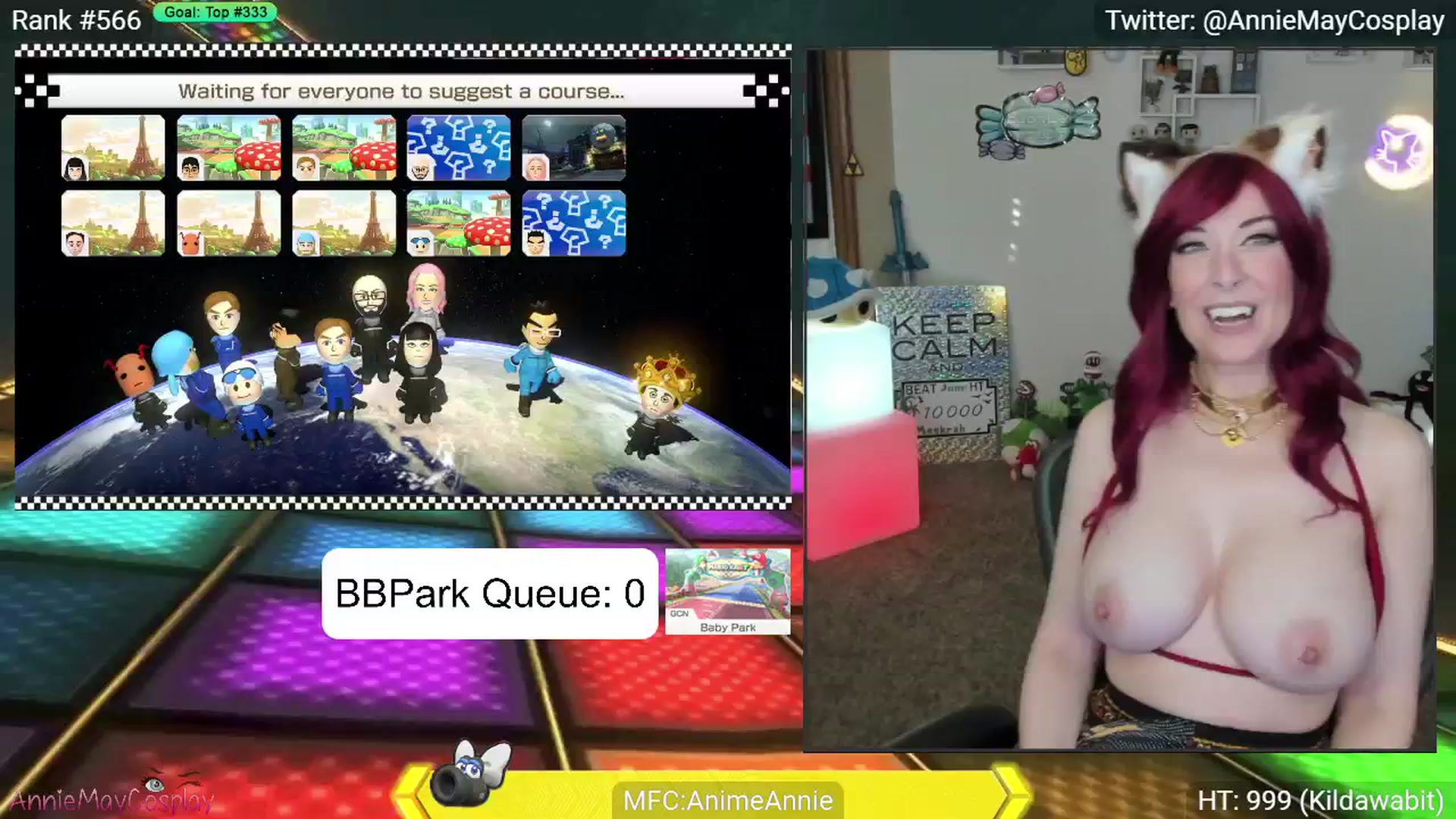 Gallery image thumbnail from AnimeAnnie's myfreecams stream on, 06/23/2024, 01:19 image 12 of 20
