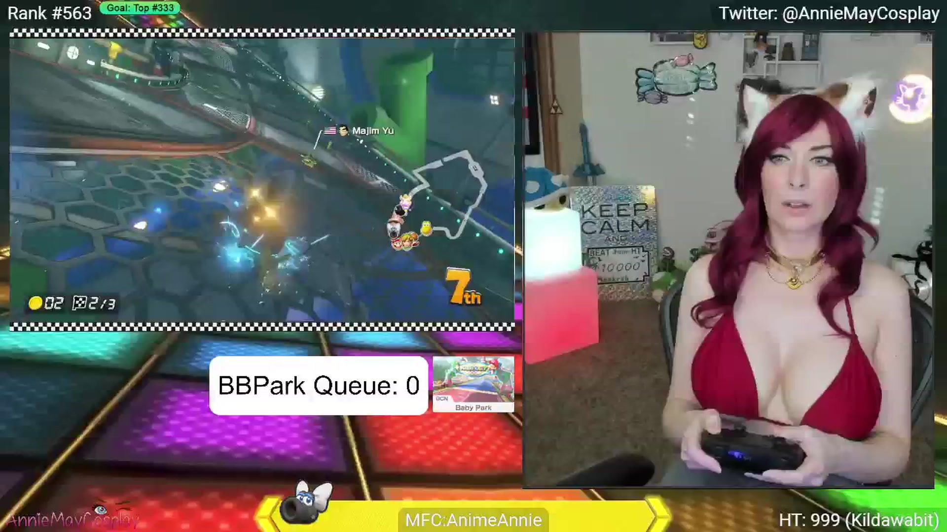 Gallery image thumbnail from AnimeAnnie's myfreecams stream on, 06/23/2024, 01:19 image 20 of 20