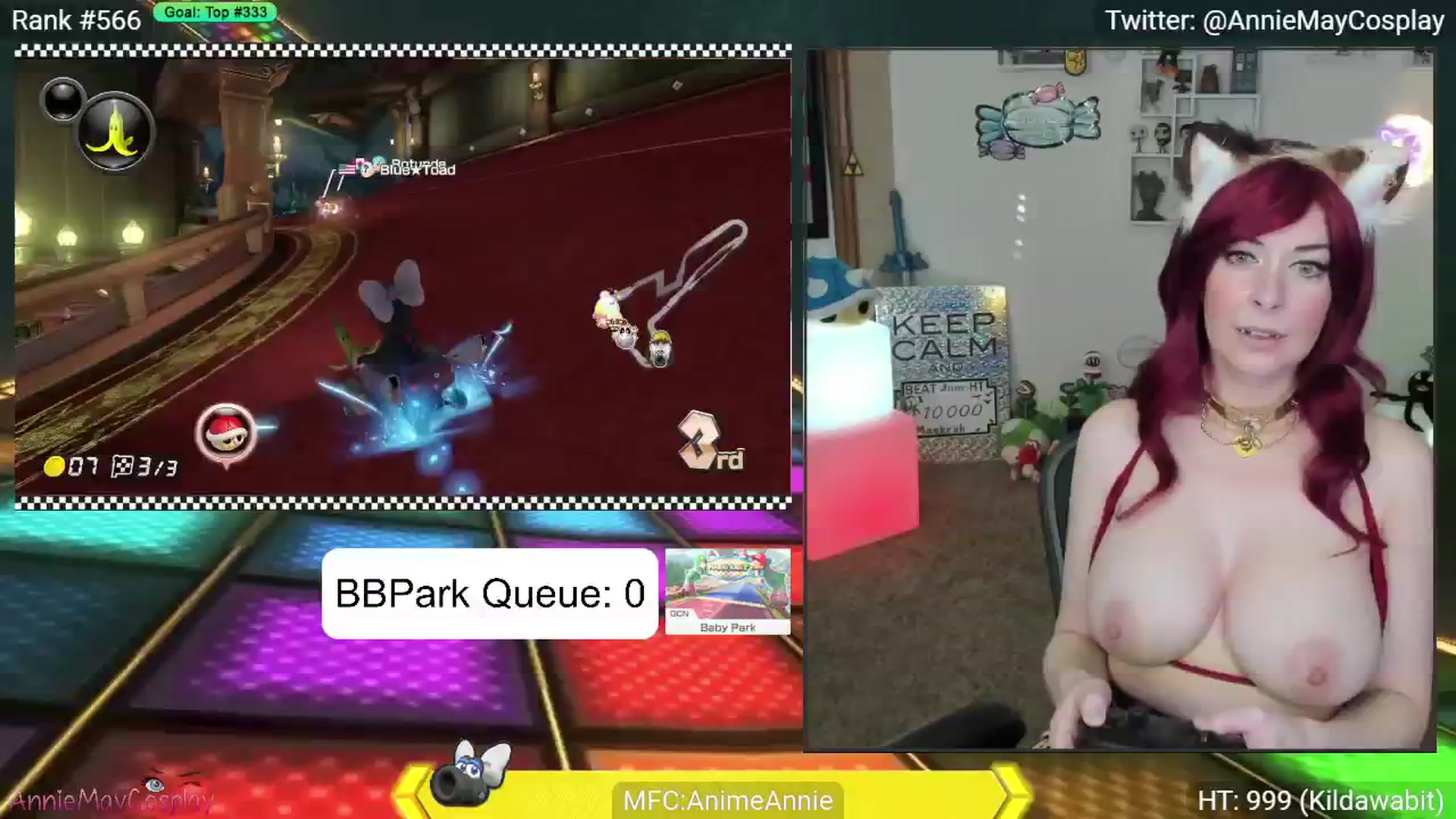 Gallery image thumbnail from AnimeAnnie's myfreecams stream on, 06/23/2024, 01:19 image 13 of 20