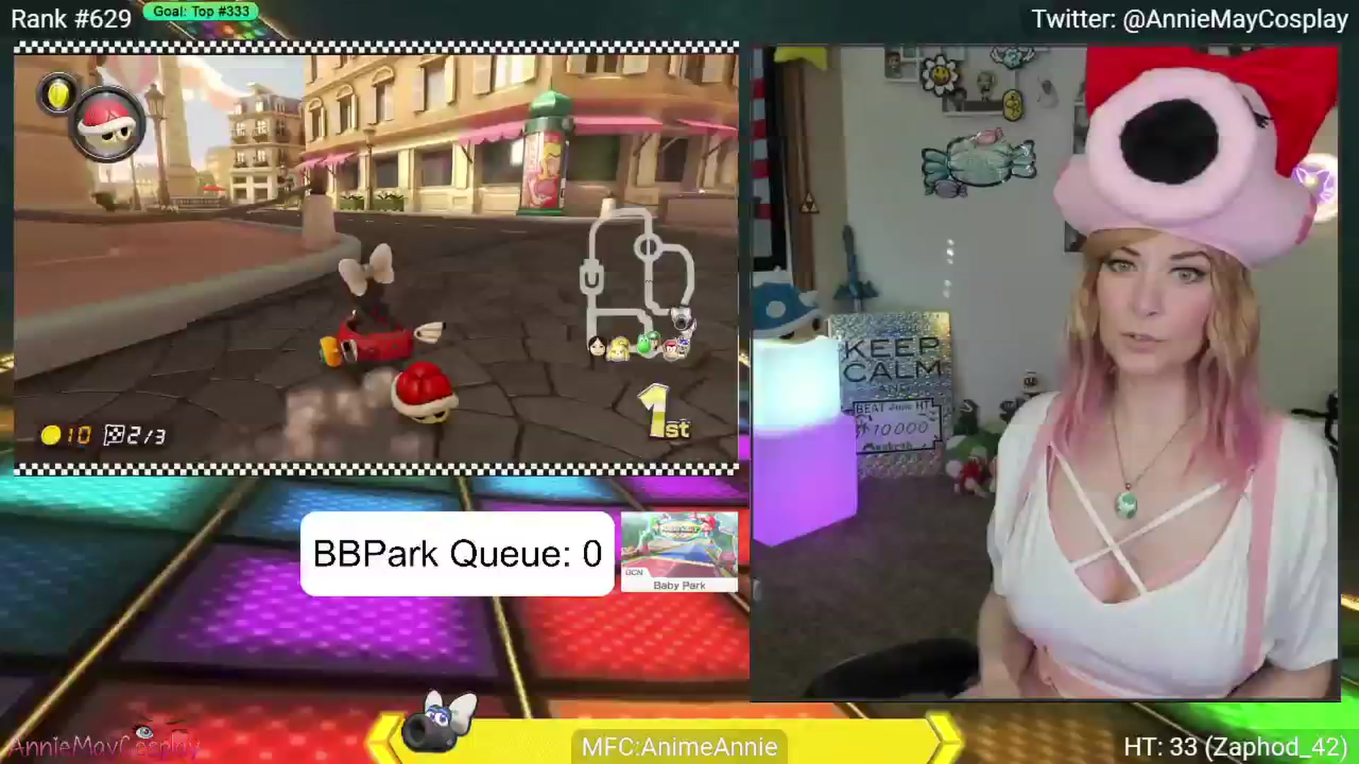 Gallery image thumbnail from AnimeAnnie's myfreecams stream on, 06/25/2024, 03:36 image 4 of 20
