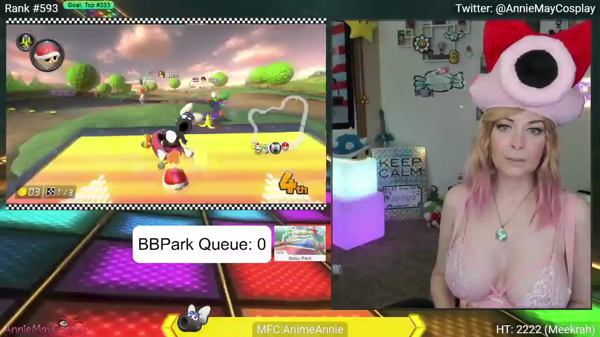 Gallery image thumbnail from AnimeAnnie's myfreecams stream on, 06/25/2024, 03:36 image 9 of 20