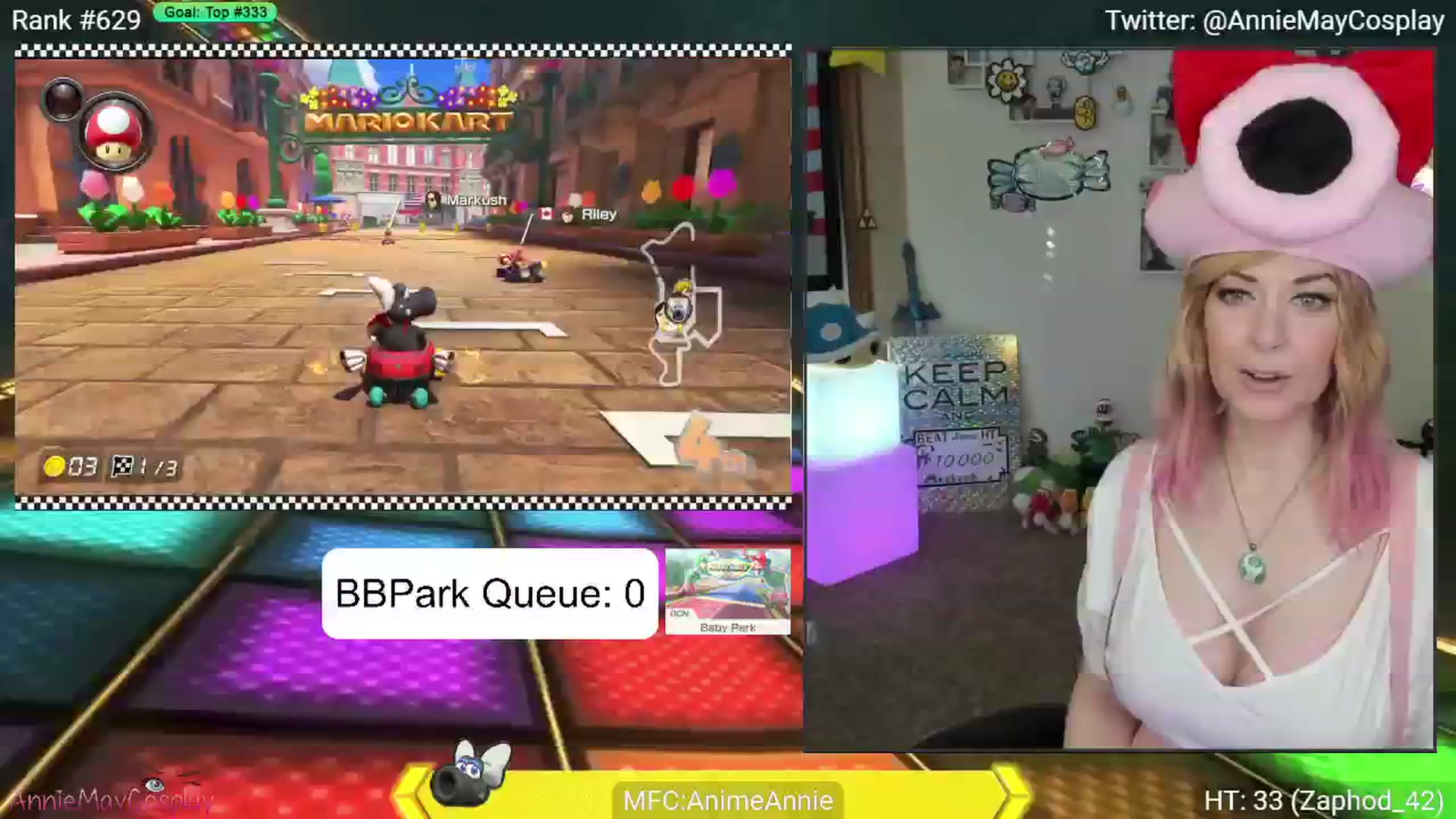 Gallery image thumbnail from AnimeAnnie's myfreecams stream on, 06/25/2024, 03:36 image 6 of 20