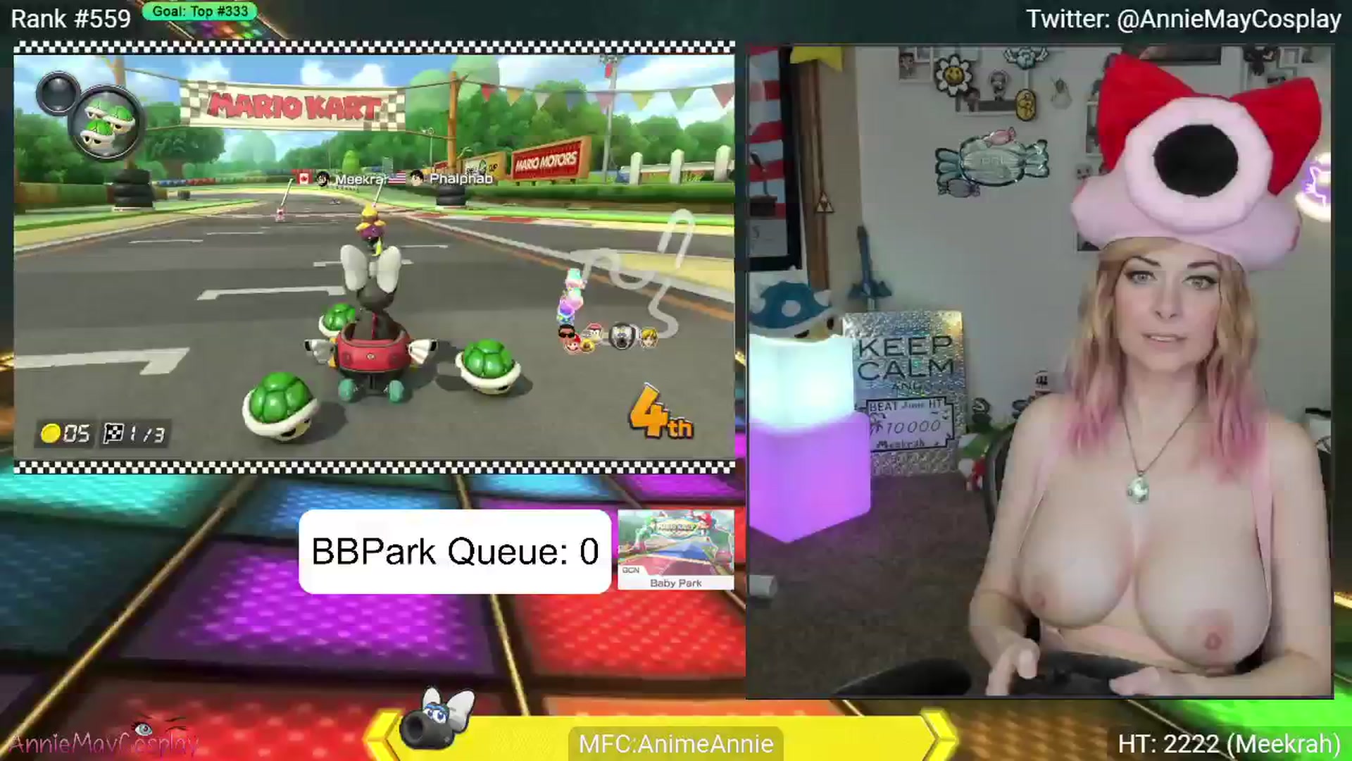 Gallery image thumbnail from AnimeAnnie's myfreecams stream on, 06/25/2024, 03:36 image 15 of 20