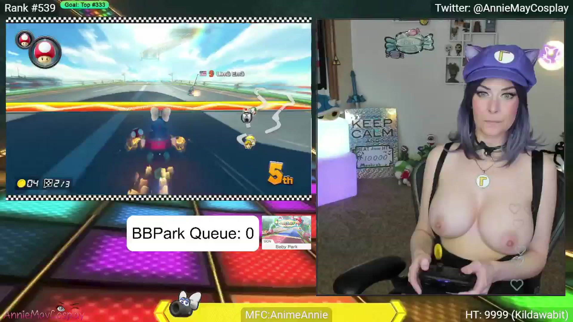 Gallery image thumbnail from AnimeAnnie's myfreecams stream on, 06/30/2024, 03:13 image 16 of 20