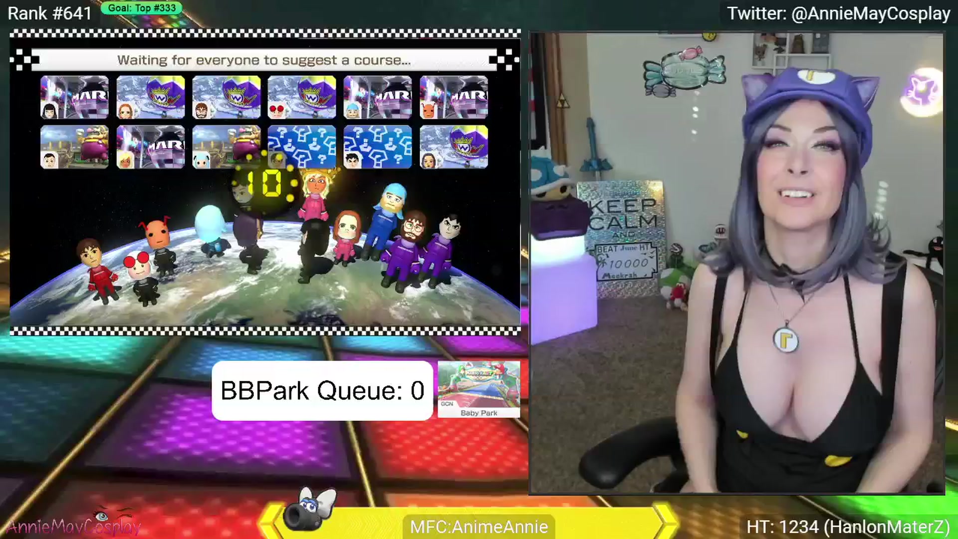 Gallery image thumbnail from AnimeAnnie's myfreecams stream on, 06/30/2024, 03:13 image 6 of 20