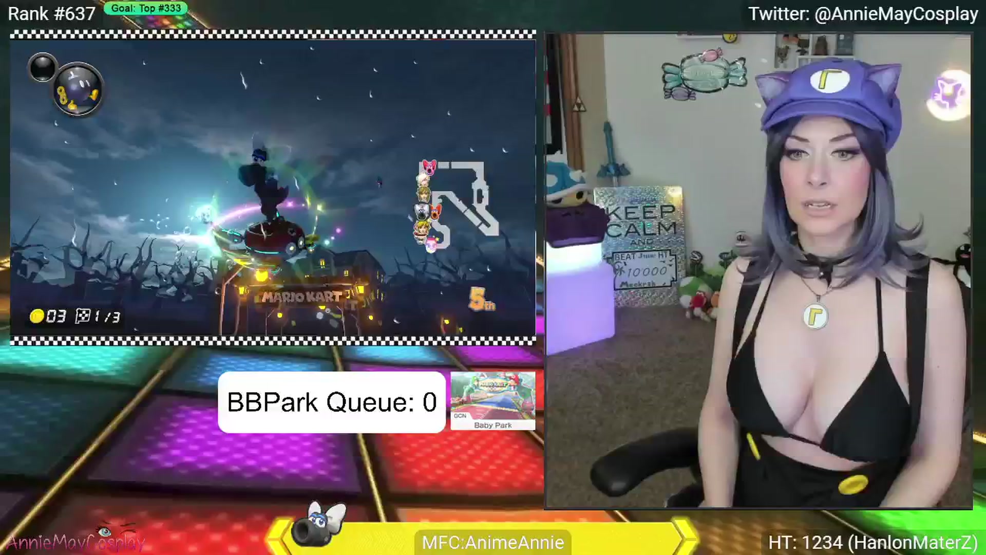 Gallery image thumbnail from AnimeAnnie's myfreecams stream on, 06/30/2024, 03:13 image 10 of 20