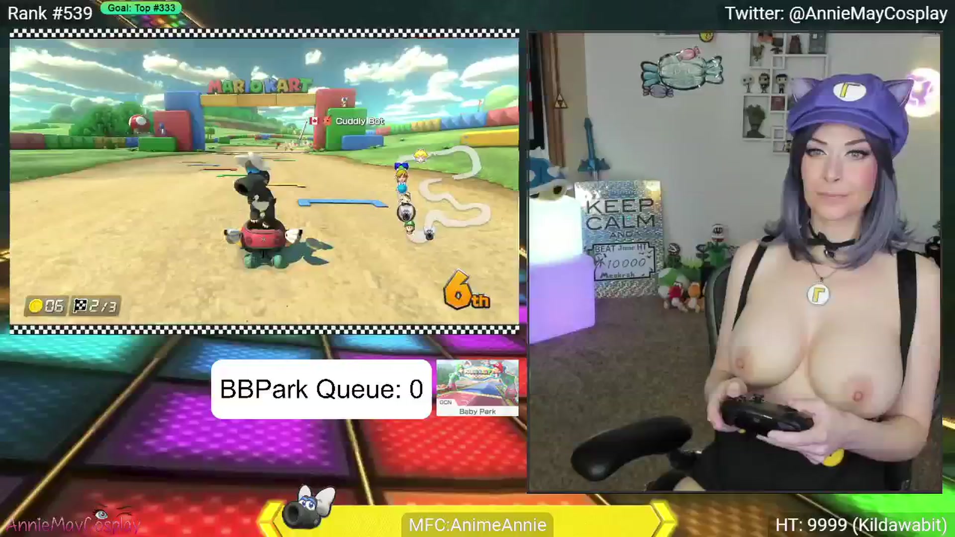 Gallery image thumbnail from AnimeAnnie's myfreecams stream on, 06/30/2024, 03:13 image 17 of 20