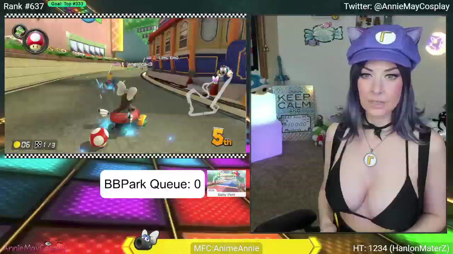 Gallery image thumbnail from AnimeAnnie's myfreecams stream on, 06/30/2024, 03:13 image 12 of 20