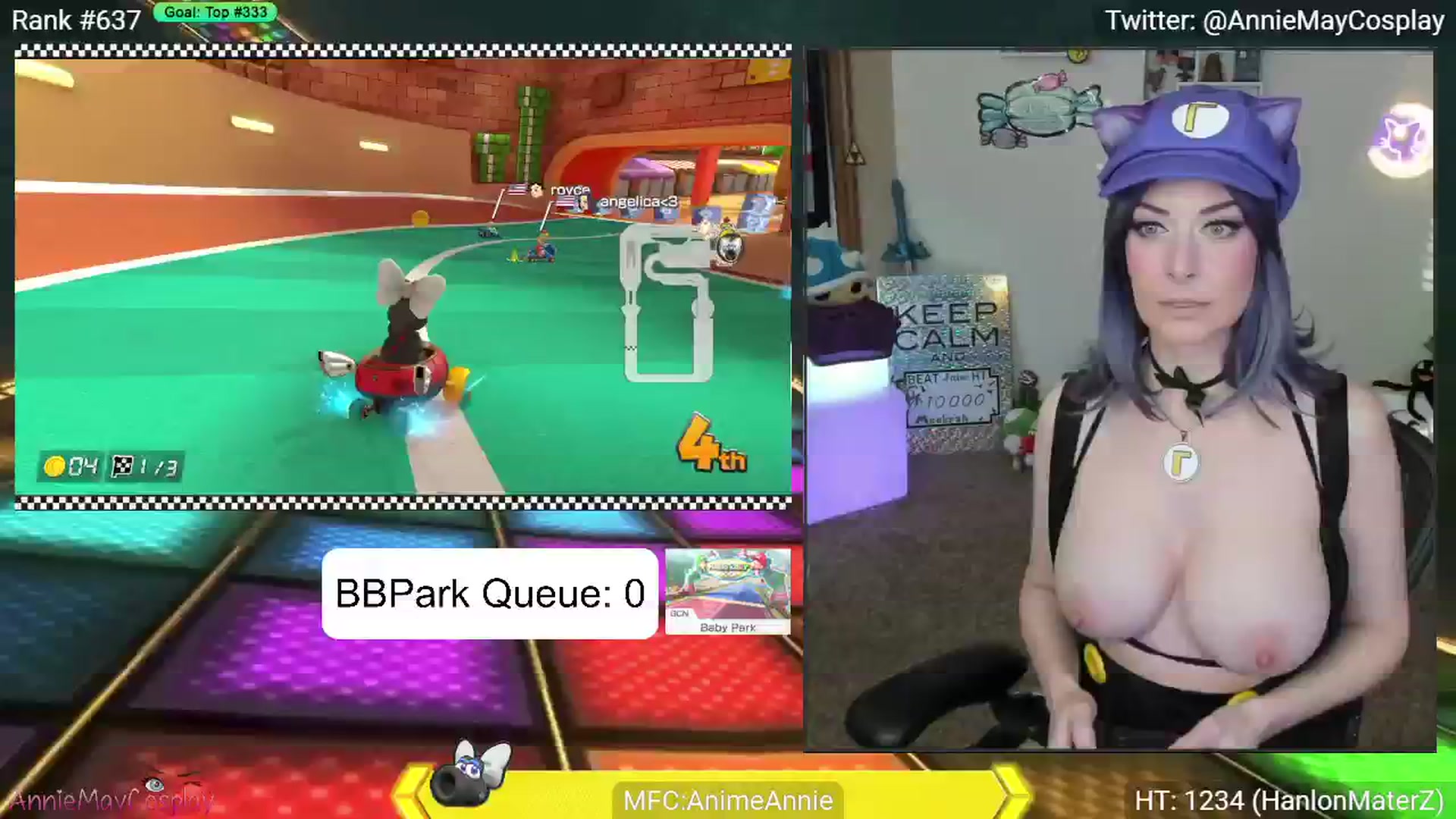 Gallery image thumbnail from AnimeAnnie's myfreecams stream on, 06/30/2024, 03:13 image 9 of 20